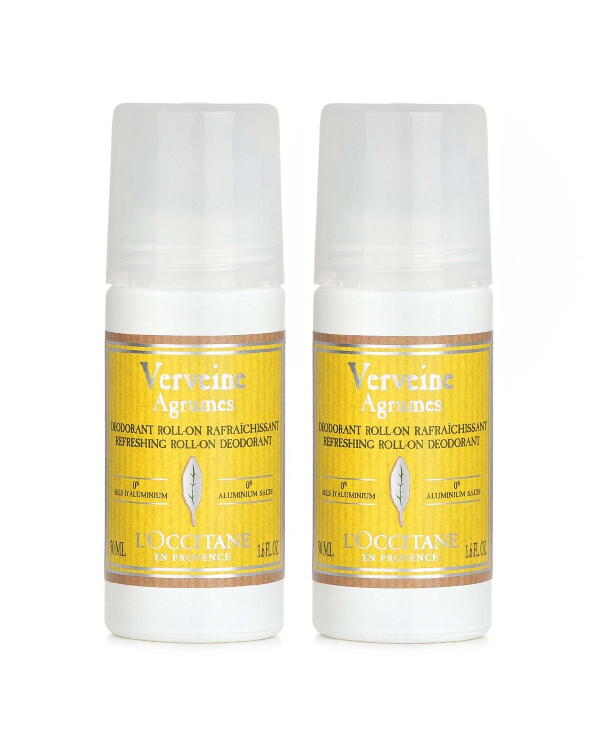 1 L'Occitane    1+1 Set   Citrus Verbena Refreshing Roll-On Deodorant  50ml/1.6oz x2, 1 of 1