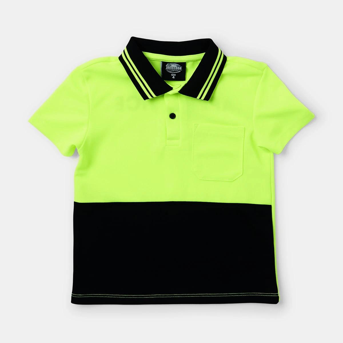 9 Mini Me Work Polo T-shirt Yellow, 9 of 10