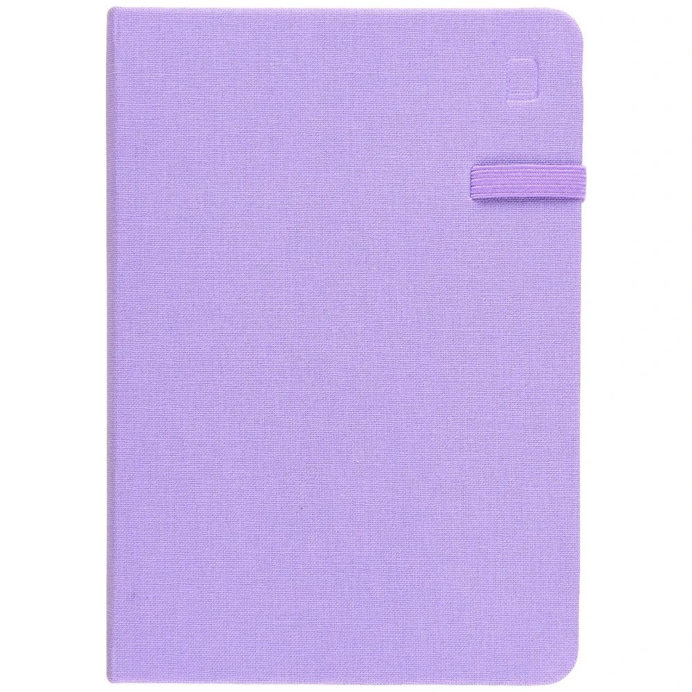 2 Modena A6 Linen Ruled Notebook Lilac, 2 of 5
