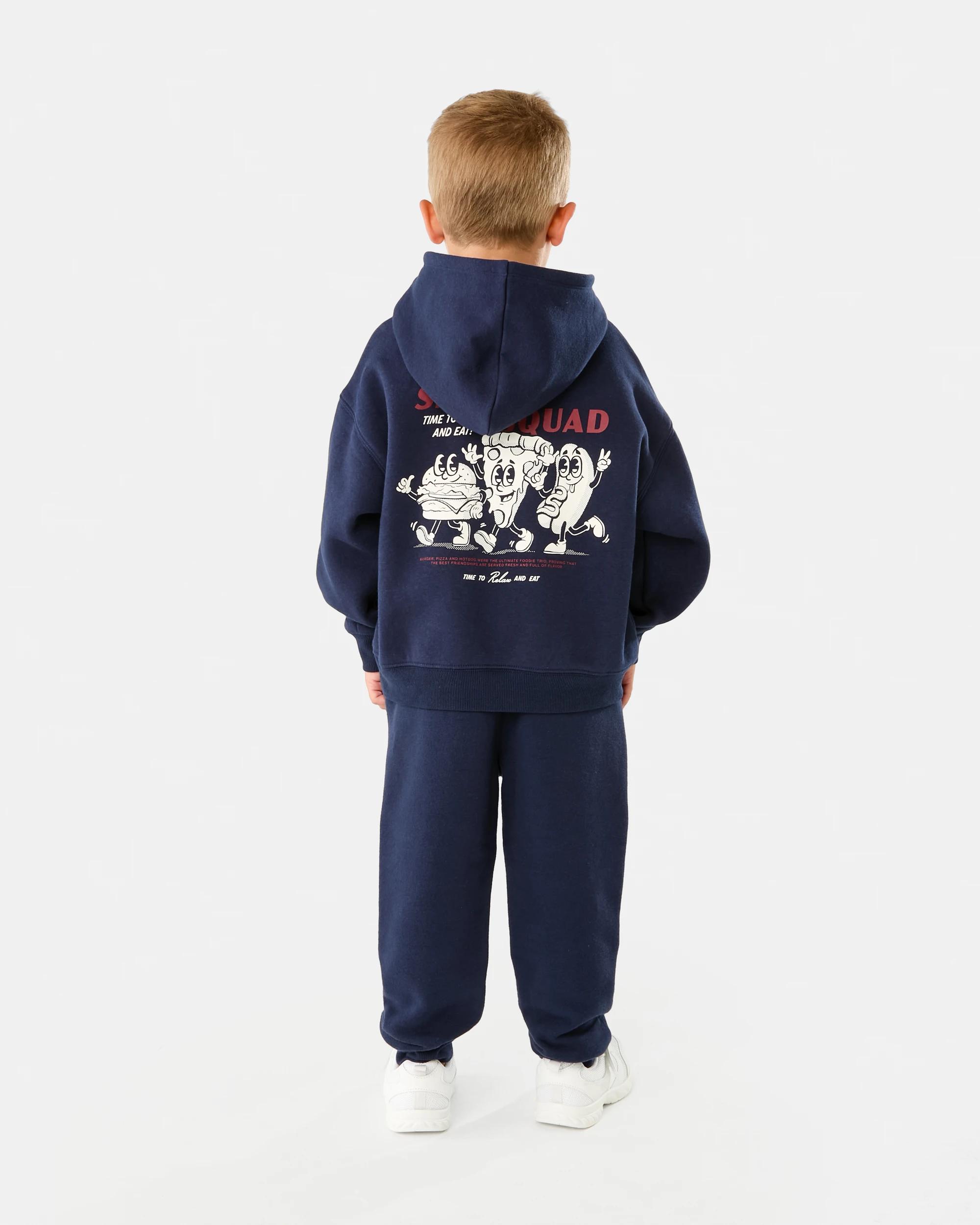 7 Oversize Print Hoodie Blu Food, 7 of 8