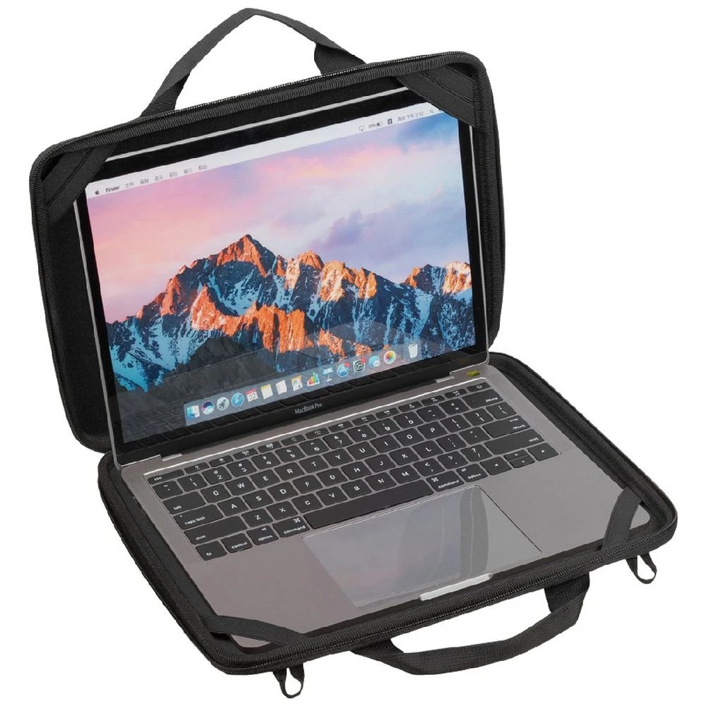 5 Rivacase 5116 Hard Shell 12” Laptop/MacBook Case Black, 5 of 10