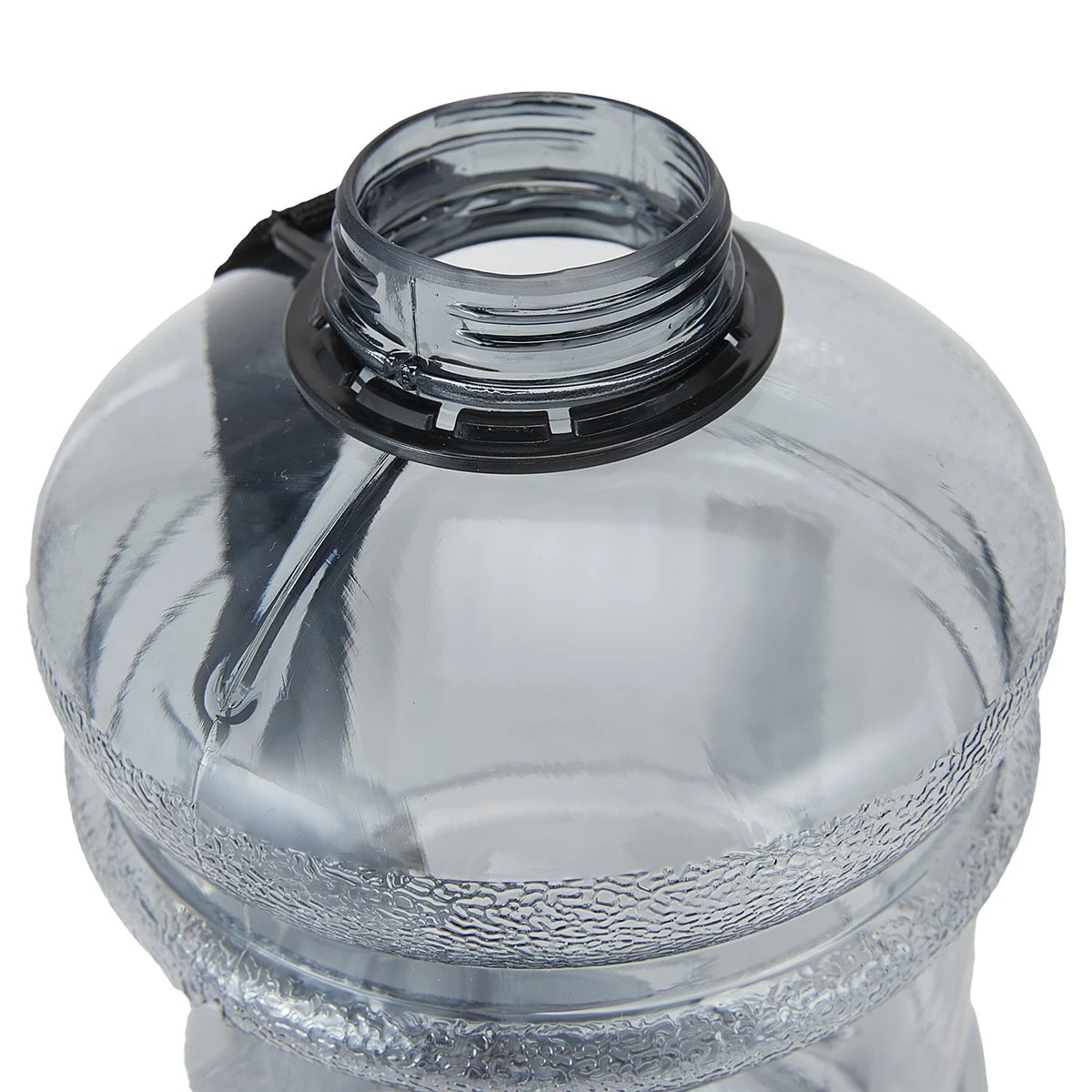 4 2L Grey Sports Drink Bottle with Handle, 4 of 5