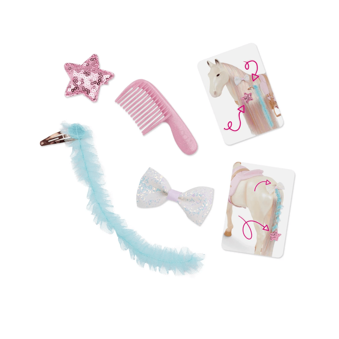 8 Our Generation Enchanting Horse 20-inch Toy Horse with Ultra-Long Rainbow Hair - Multi, 8 of 9