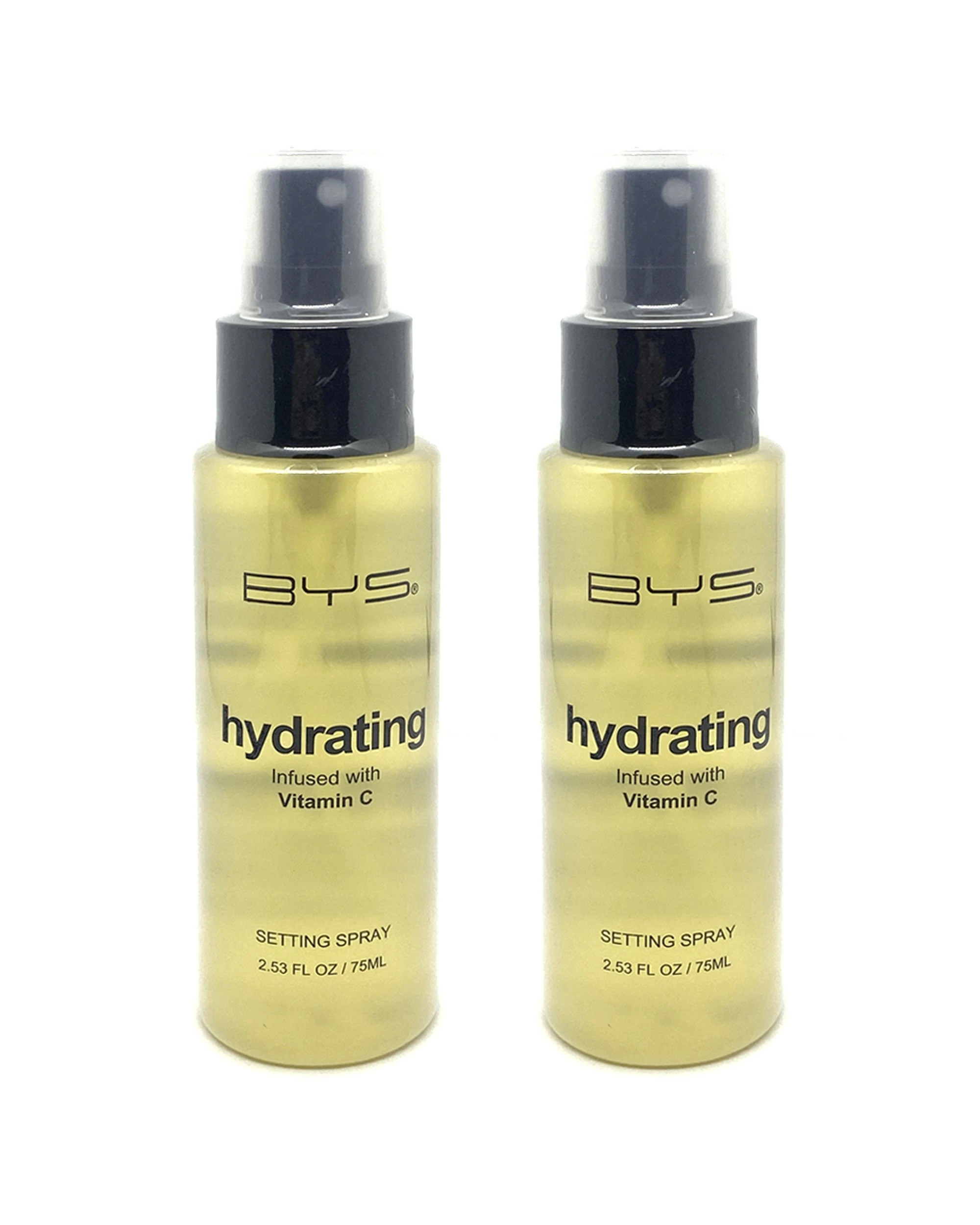 1 BYS 2PK Hydrating Skin Makeup 75ml Setting Spray w Vitamin C Lightweight 75ml - Clear, 1 of 1
