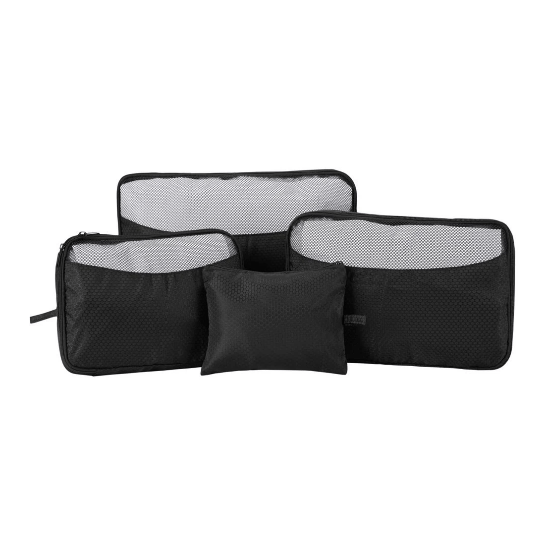 4 J.Burrows Packing Cubes 3 Pack Black, 4 of 7