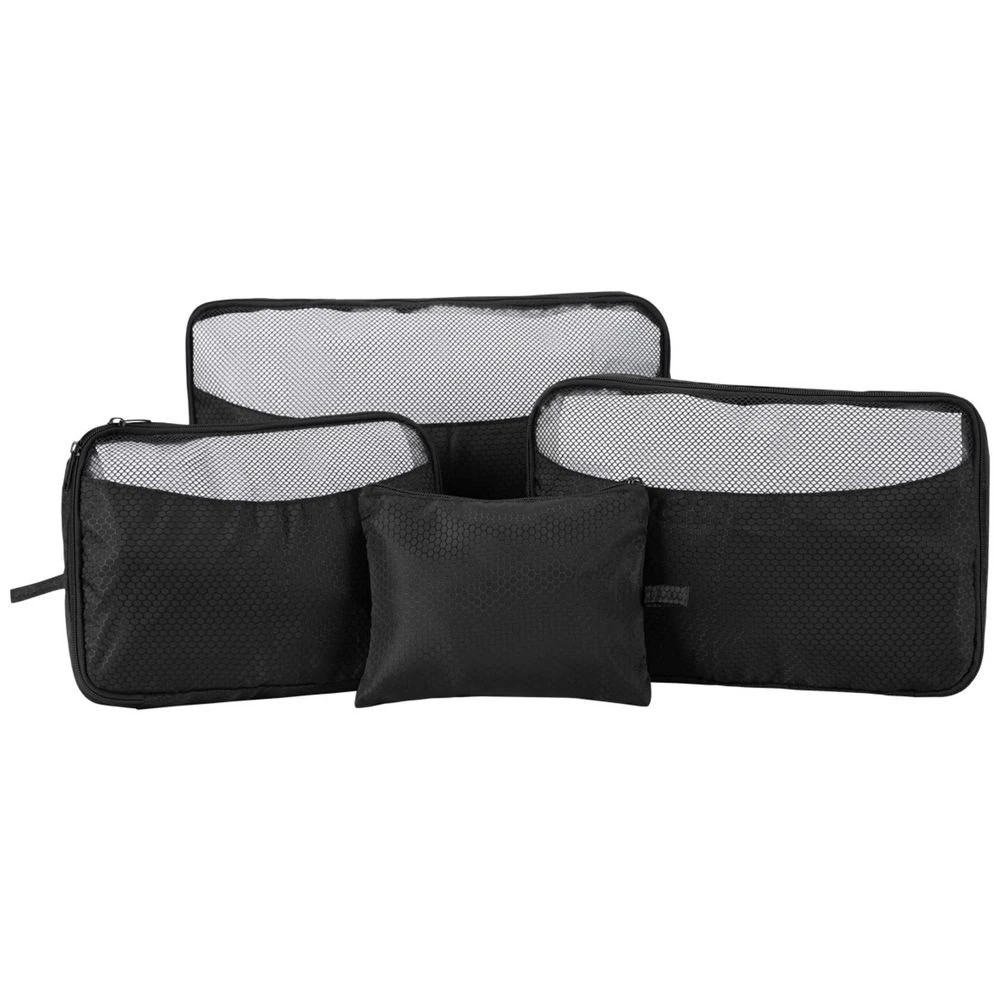 4 J.Burrows Packing Cubes 3 Pack Black, 4 of 7