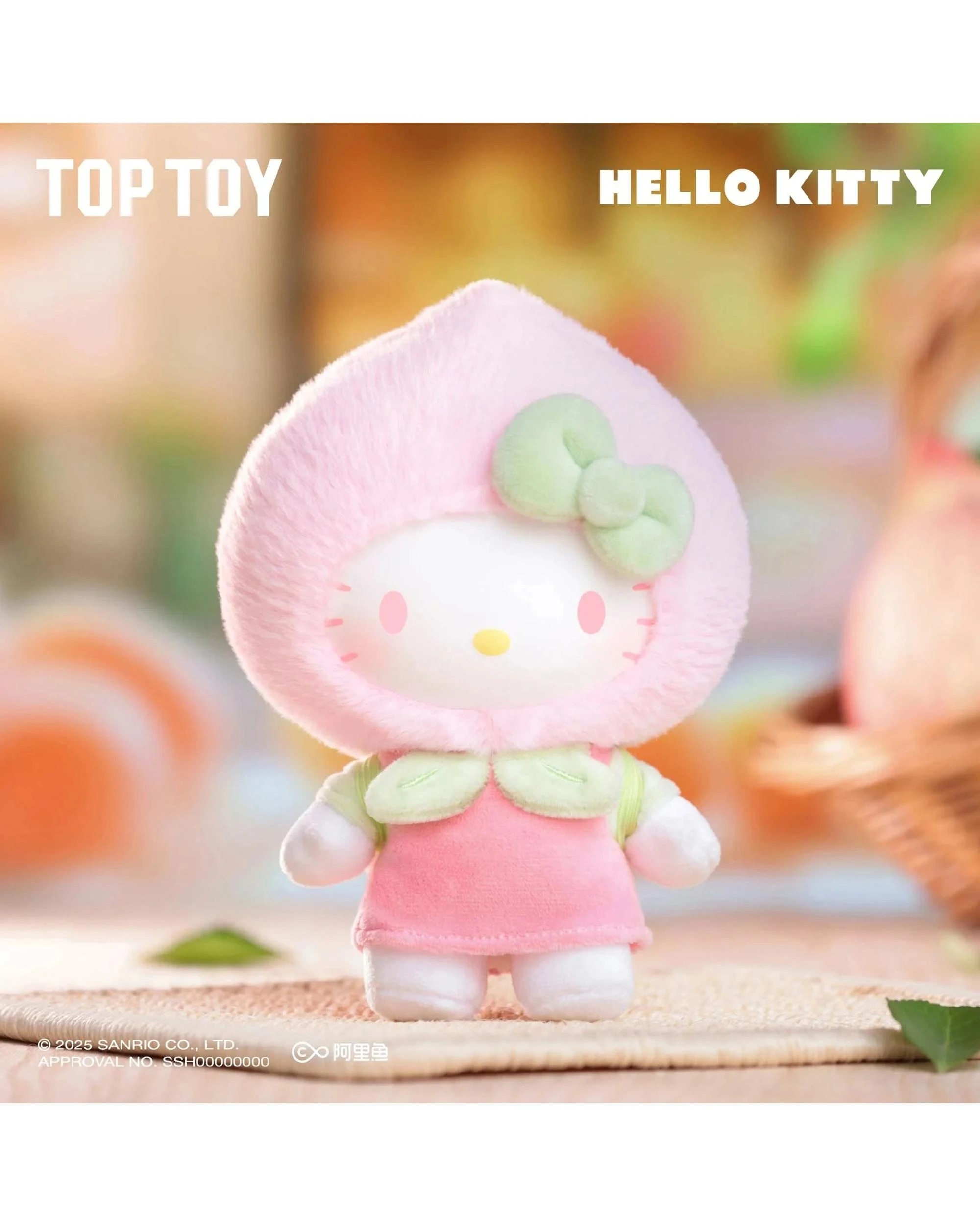 8 Top Toy Sanrio Characters Hello Kitty Fruity Paradise Series Plush Blind Box, 8 of 8
