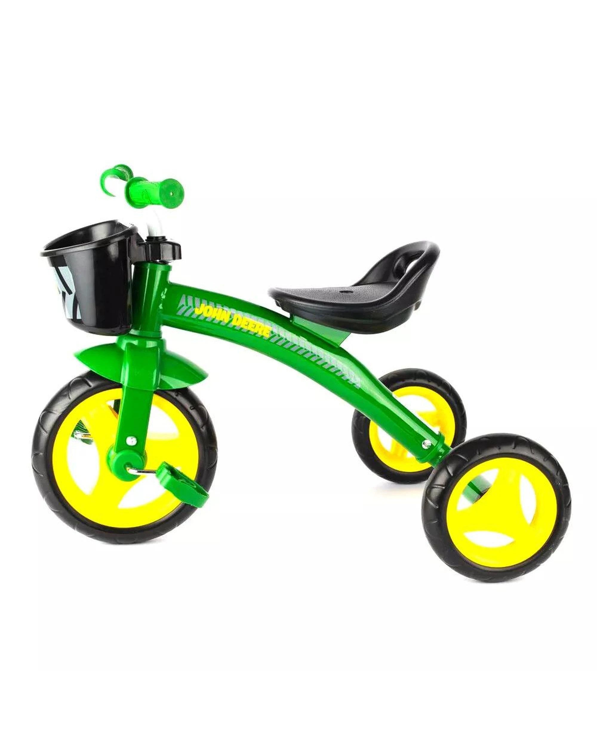 2 John Deere Steel Tricycle Green 2y, 2 of 4