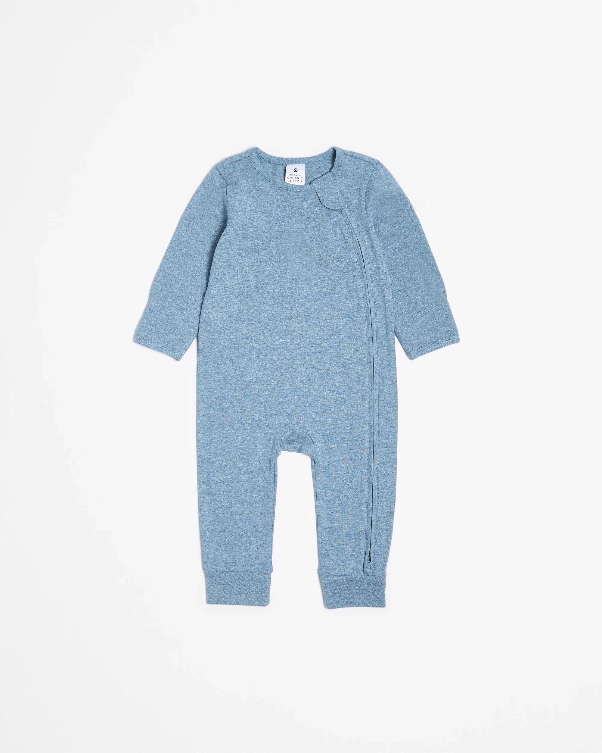 4 Target Baby Baby Organic Cotton Zip Footless Coveralls 3 Pack PUPPY, 4 of 6