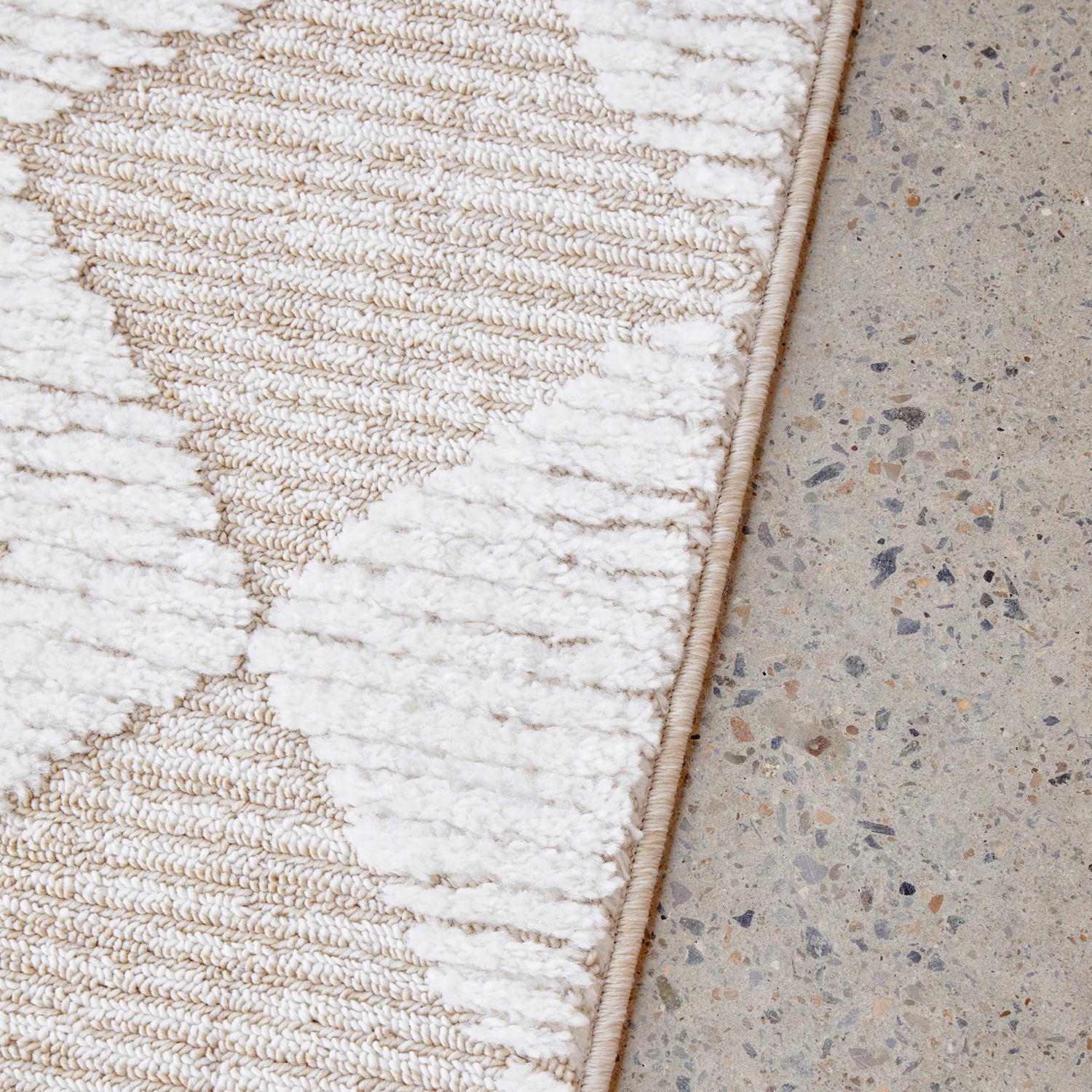 4 Common Ground Rugs Lyrica Yuri 500x80cm - Extra Large Runner Power Loomed Pet Friendly Rug - Beige, 4 of 7