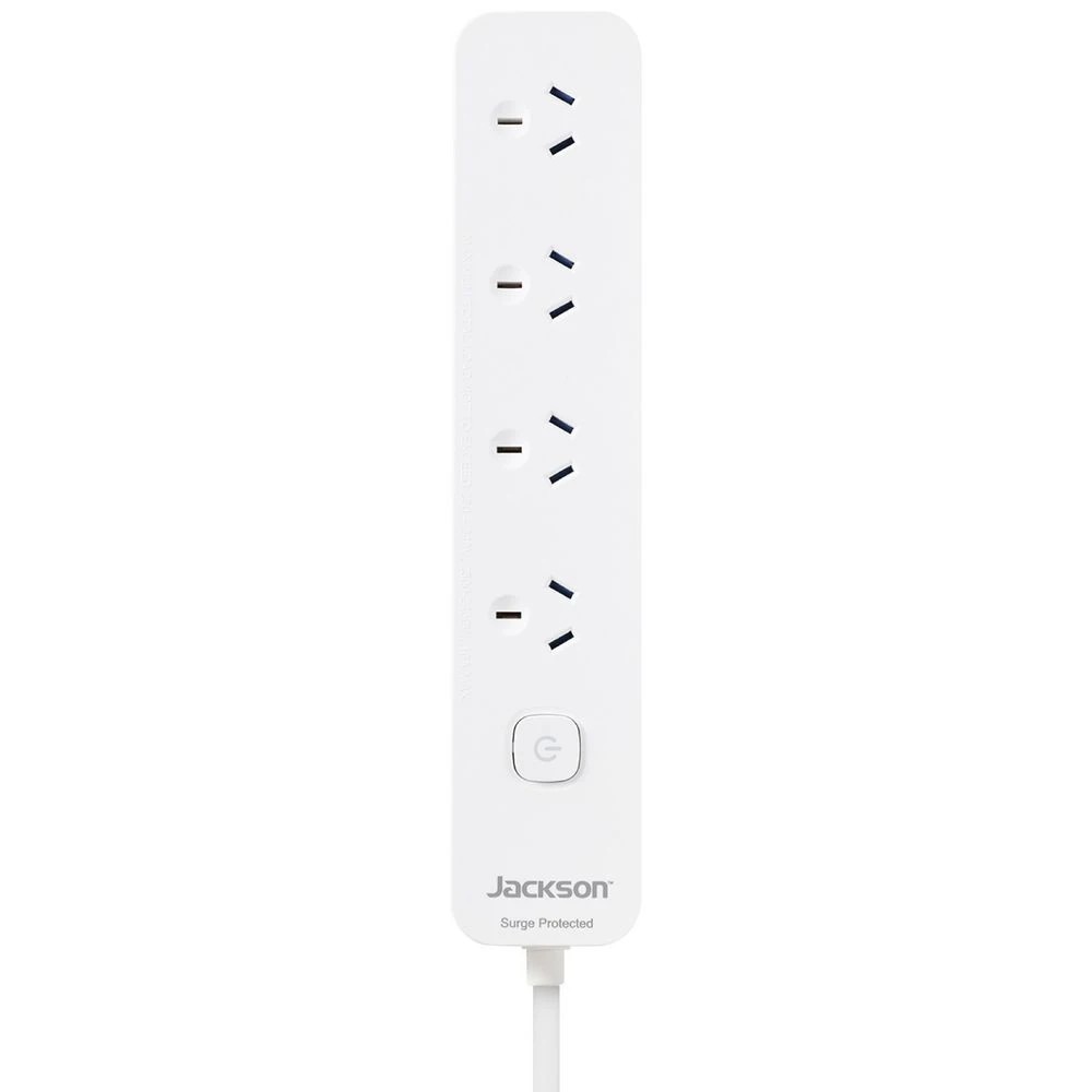1 Jackson 4 Way 3m Surge Protected Powerboard, 1 of 5