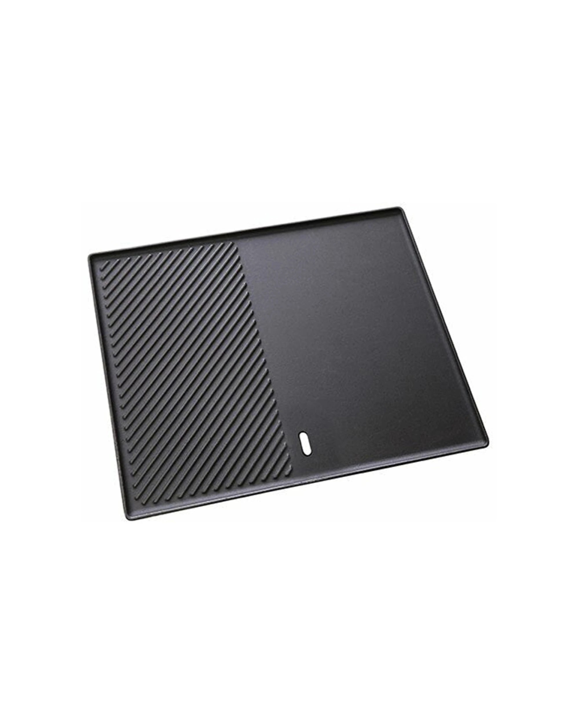 1 Gasmate Cast Iron Reversible Universal BBQ Hotplate Grill 32x48cm - Black, 1 of 2