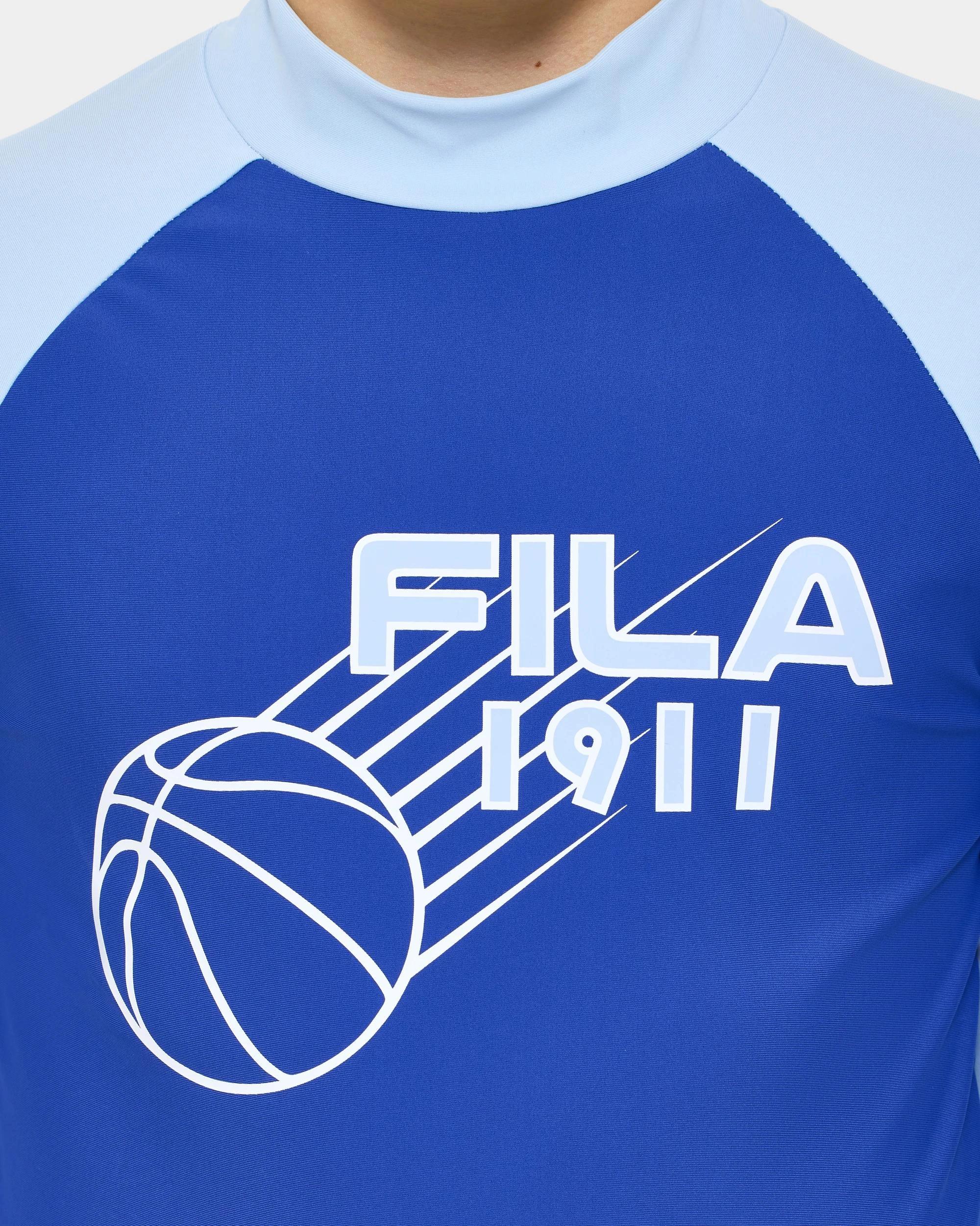 5 Fila Rocco Long Sleeve Swim Rashie BLUE, 5 of 7