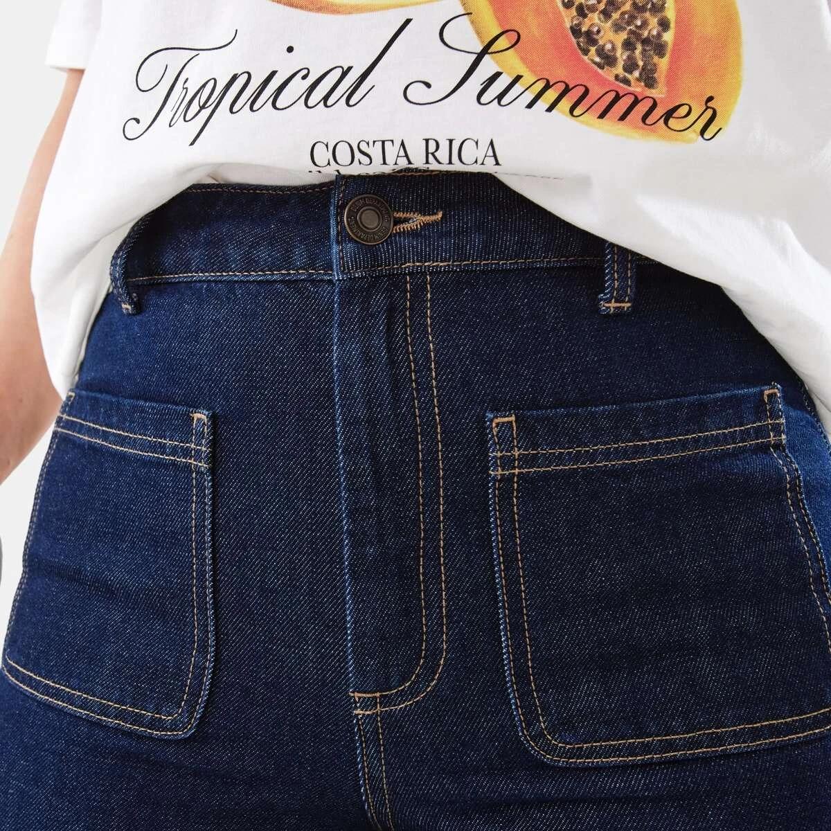 6 Wide Leg Pocket Jeans INDIGO, 6 of 11