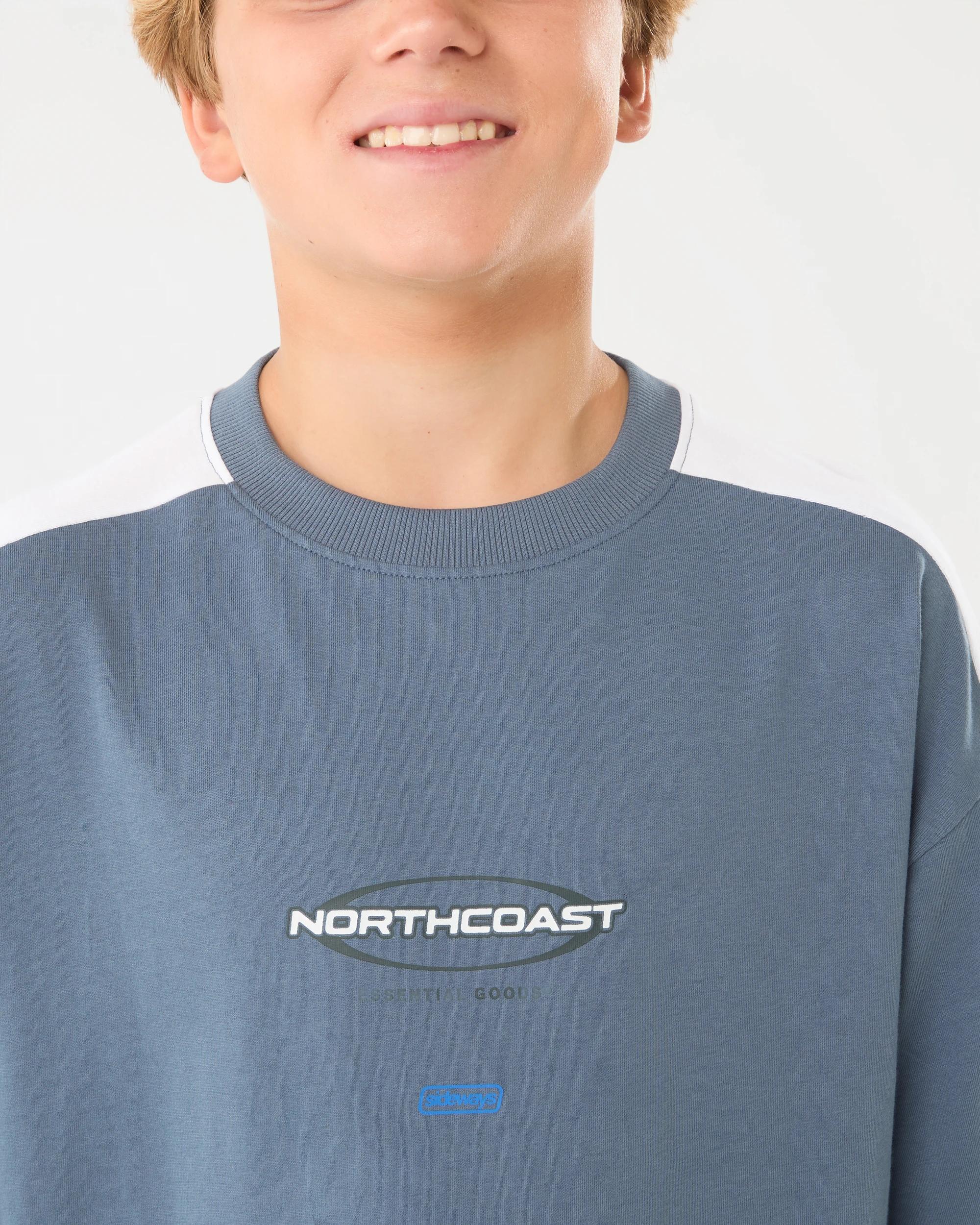 4 Short Sleeve Panelled Printed T-shirt Chinablue, 4 of 8