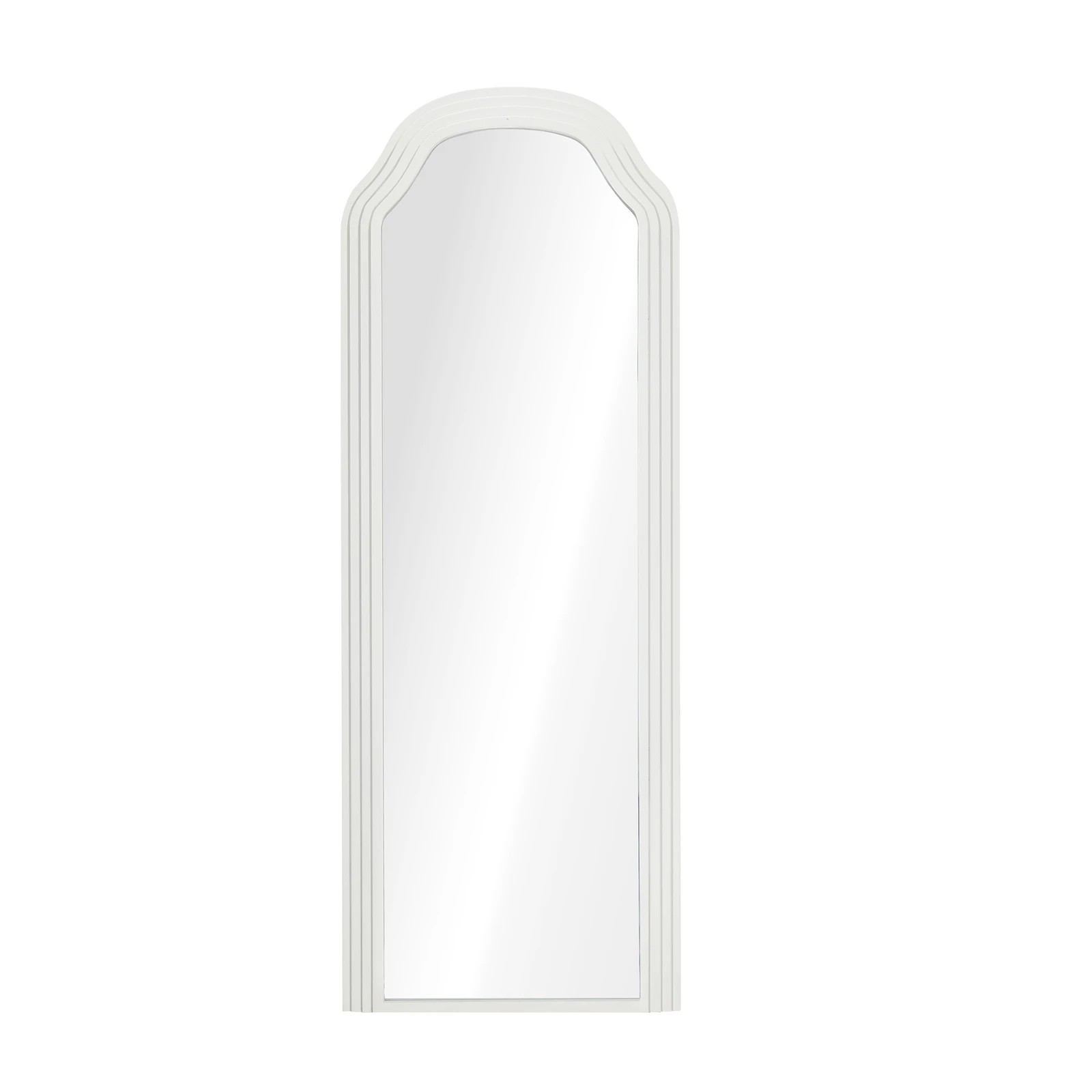 8 Oikiture Full Length Mirror Floor Makeup Mirrors 165x60cm Wood Bedroom - White, 8 of 10