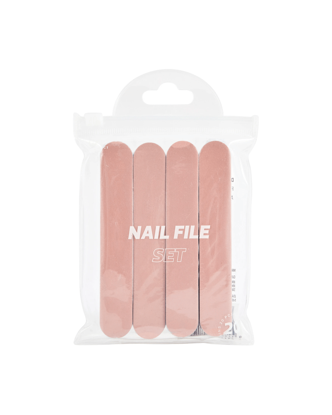 1 OXX Cosmetics 20 Piece Nail File Set - Peach, 1 of 3