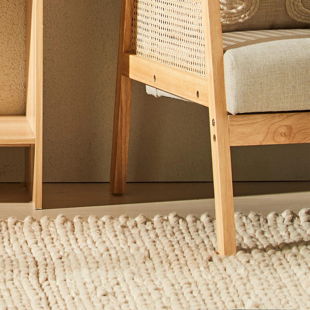10 Charles Wool Blend Beige Rug - Extra Large, 10 of 10