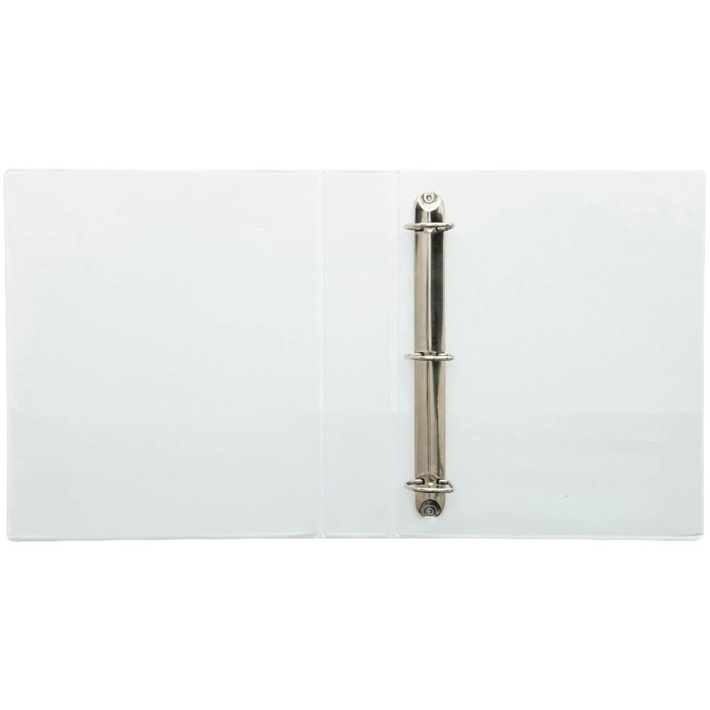 4 J.Burrows Insert Binder A4 3 D-Ring 38mm White, 4 of 5