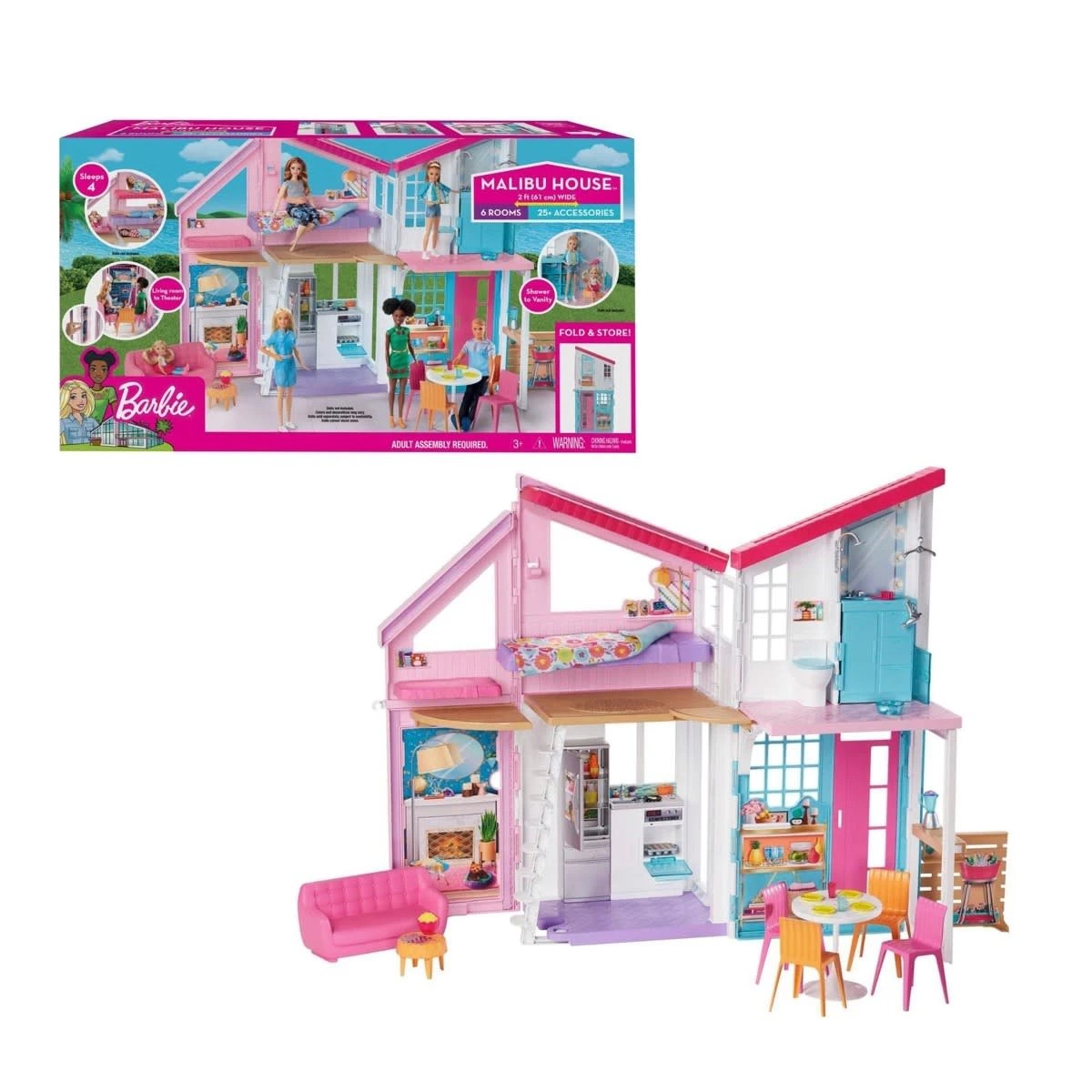 2 Barbie Malibu House Playset, 2 of 9