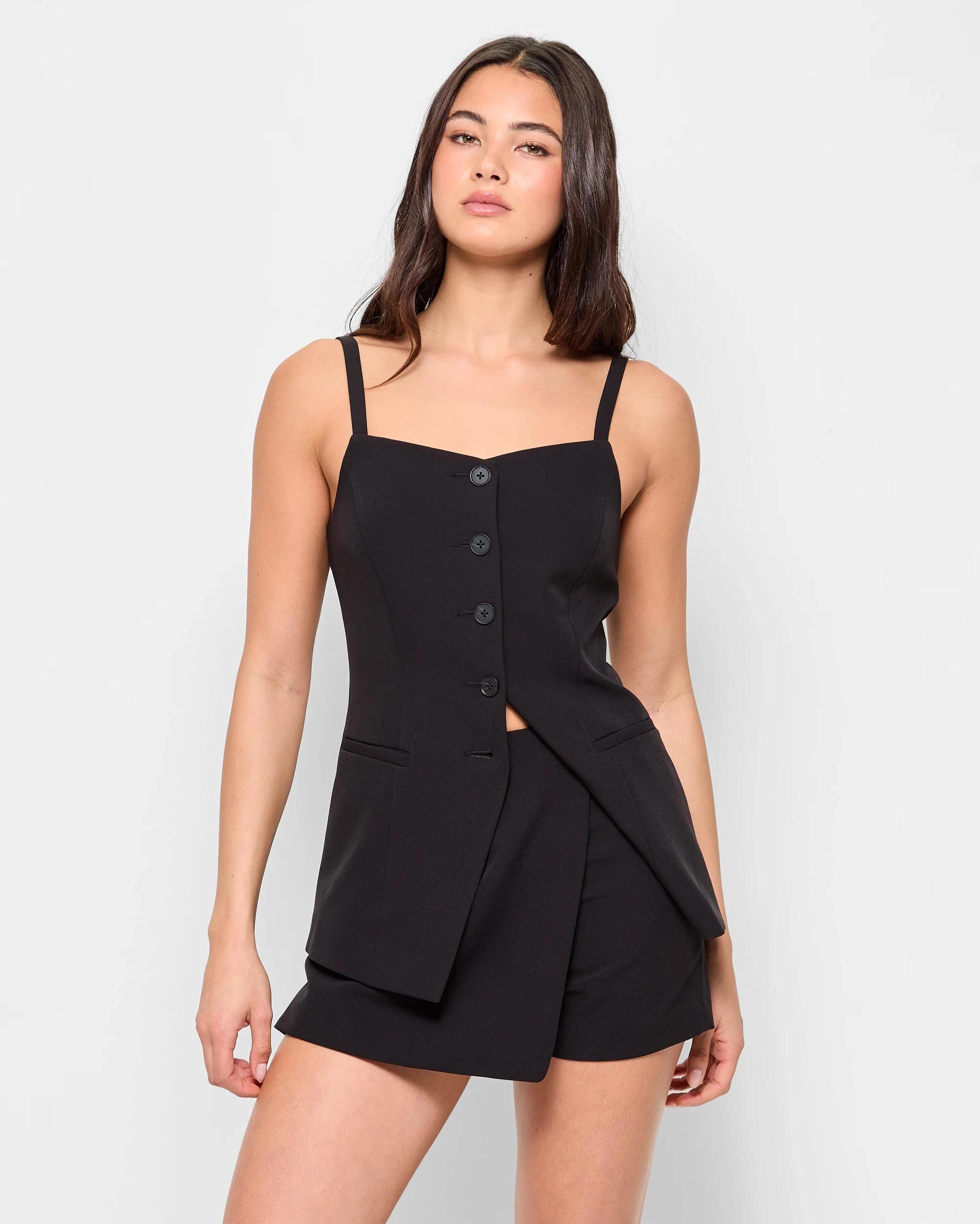 1 Tailored Mini Skort - Lily Loves BLACK, 1 of 5