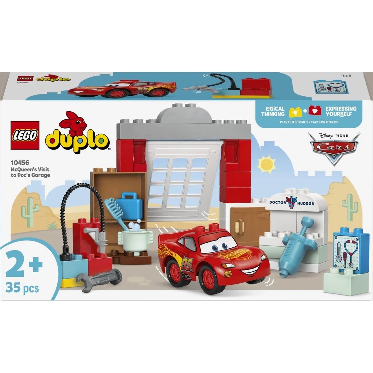 1 LEGO DUPLO Disney and Pixar Cars McQueen's Visit to Doc's Garage 10456, 1 of 11