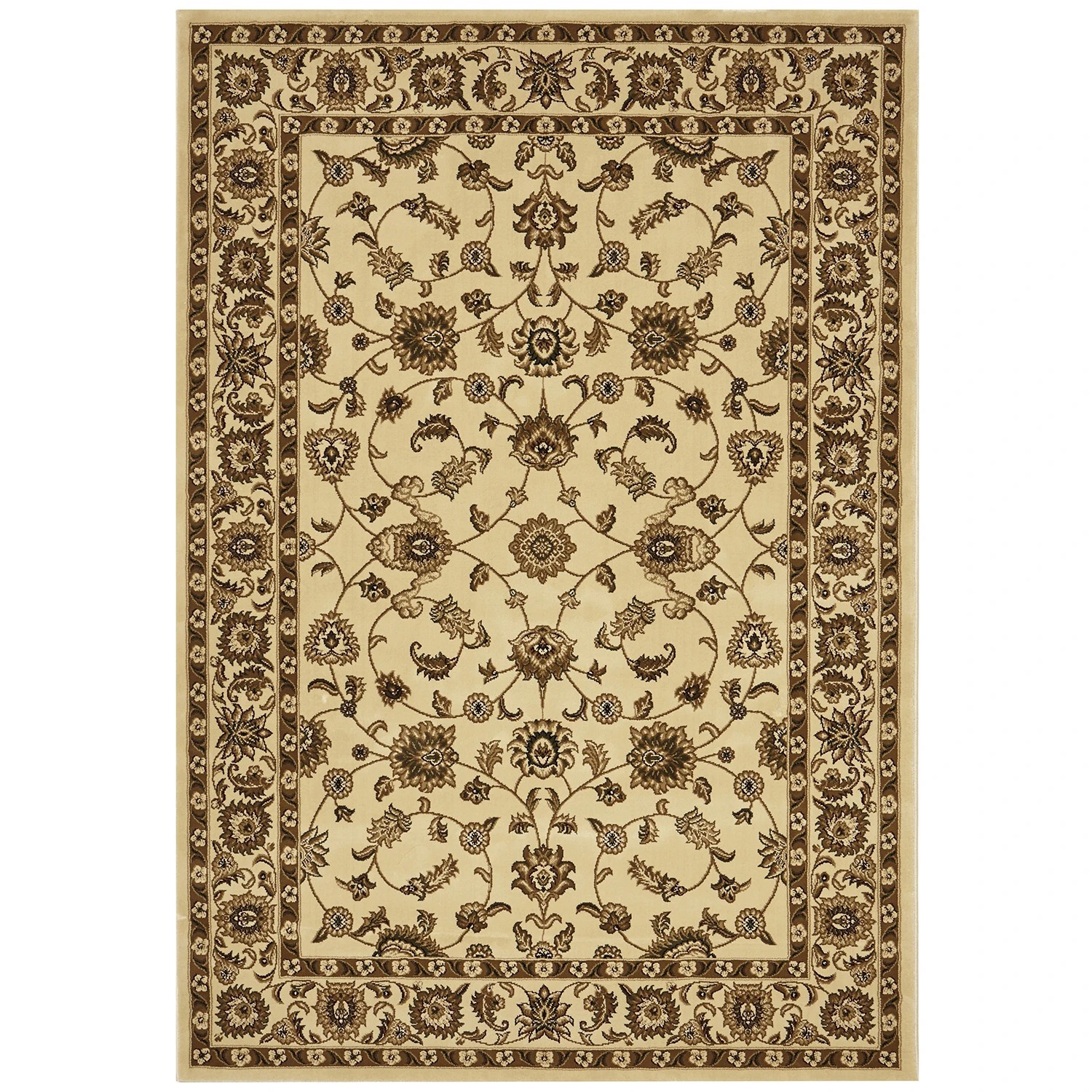 1 Common Ground Rugs Hobart 1 230x160cm - Medium Pet Friendly Floor Rug - Ivory - White, 1 of 7