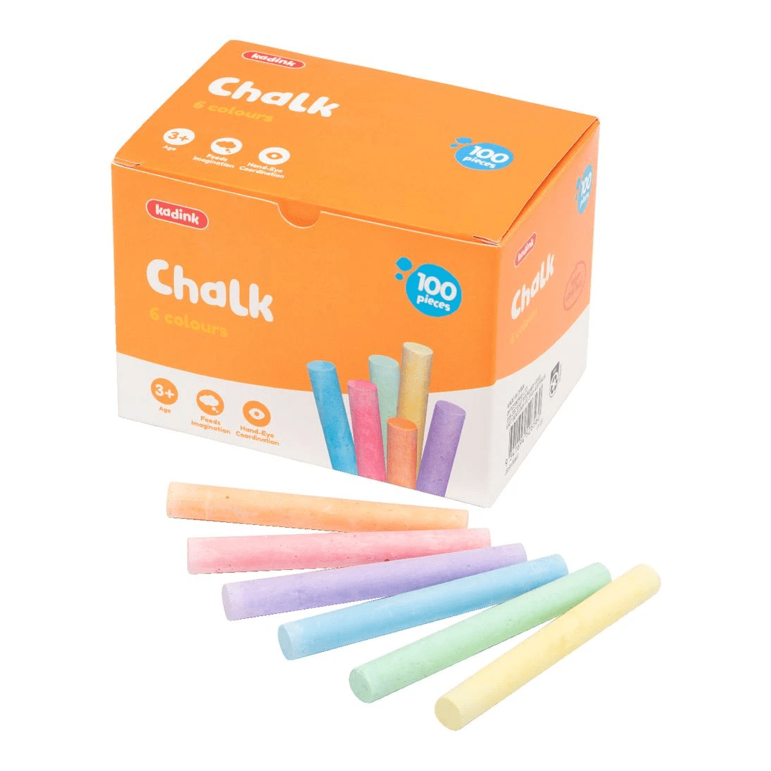 2 Kadink Chalk Assorted Colours 100 Pack, 2 of 2
