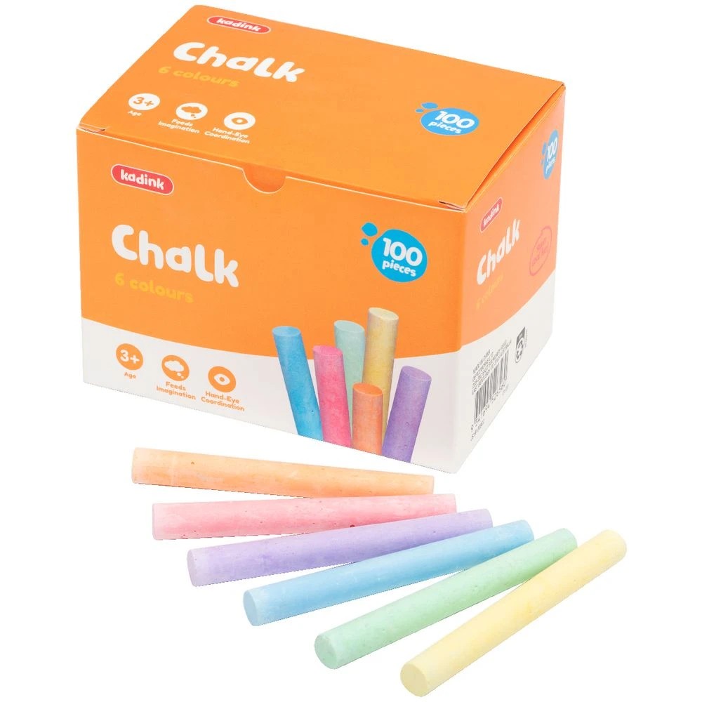 2 Kadink Chalk Assorted Colours 100 Pack, 2 of 2