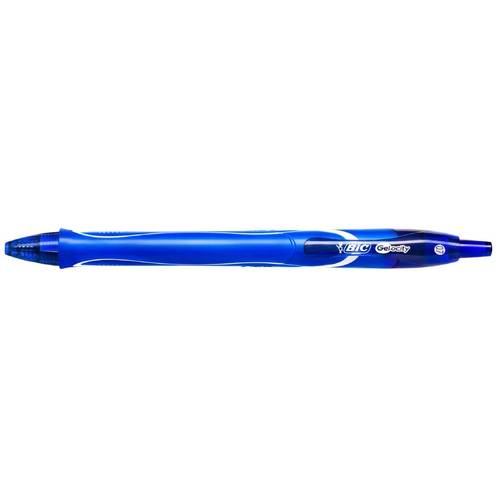 2 BIC Gelocity Quick Dry Retractable Gel Pen 0.7mm Blue, 2 of 8
