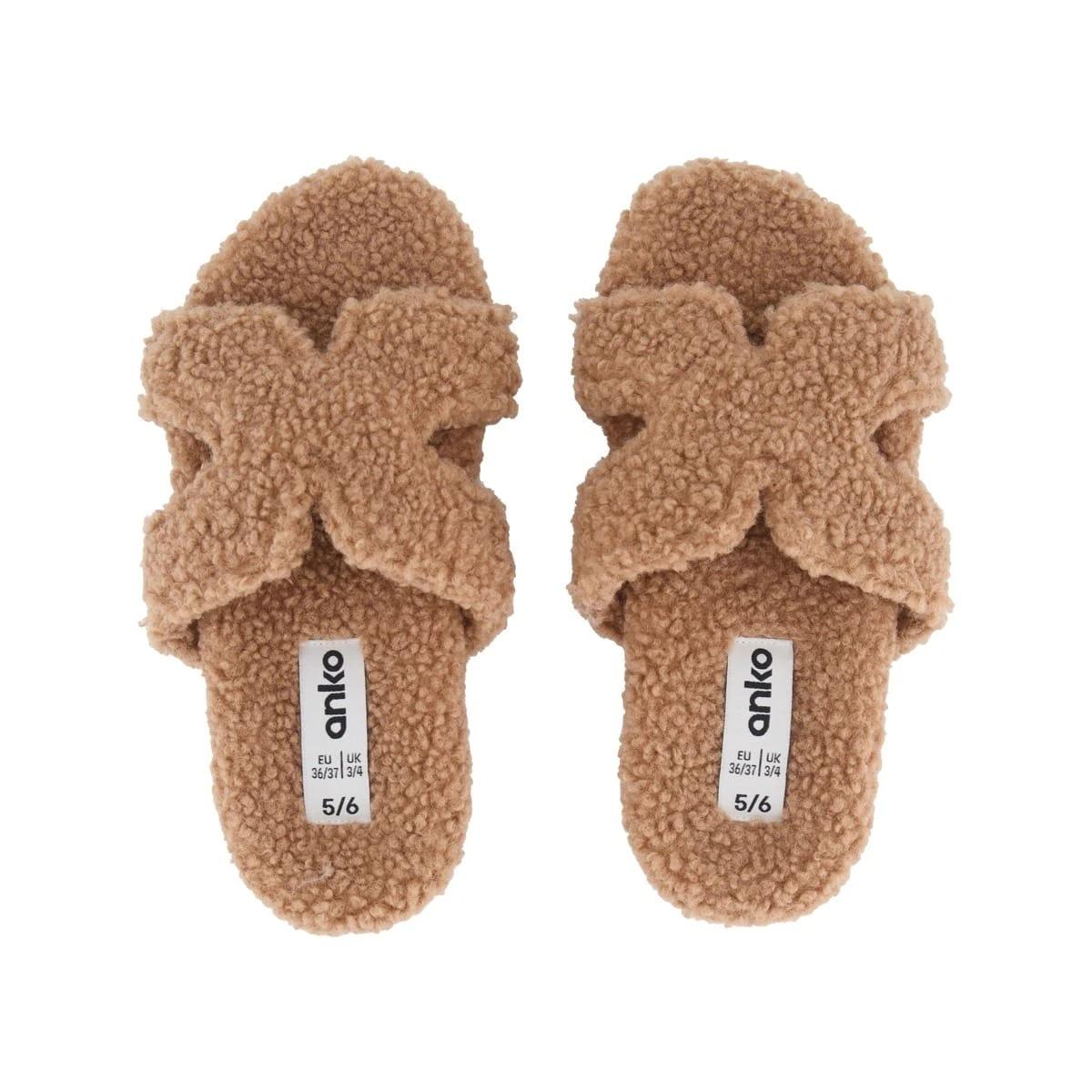 2 H Strap Boucle Slides BISCUIT BROWN, 2 of 3