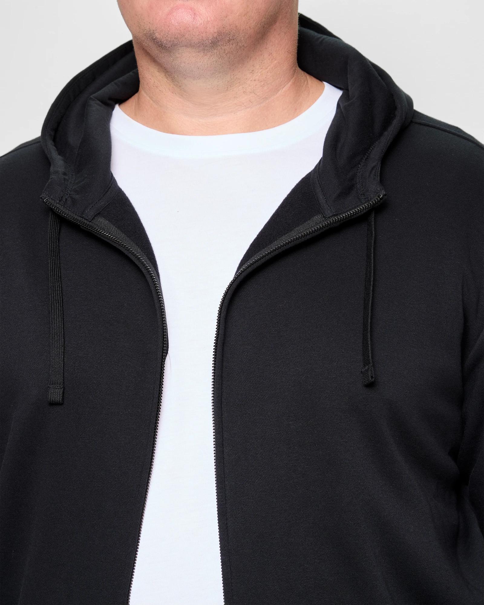5 Target Plus Size Fleece Zip Through Hoodie BLACK, 5 of 5
