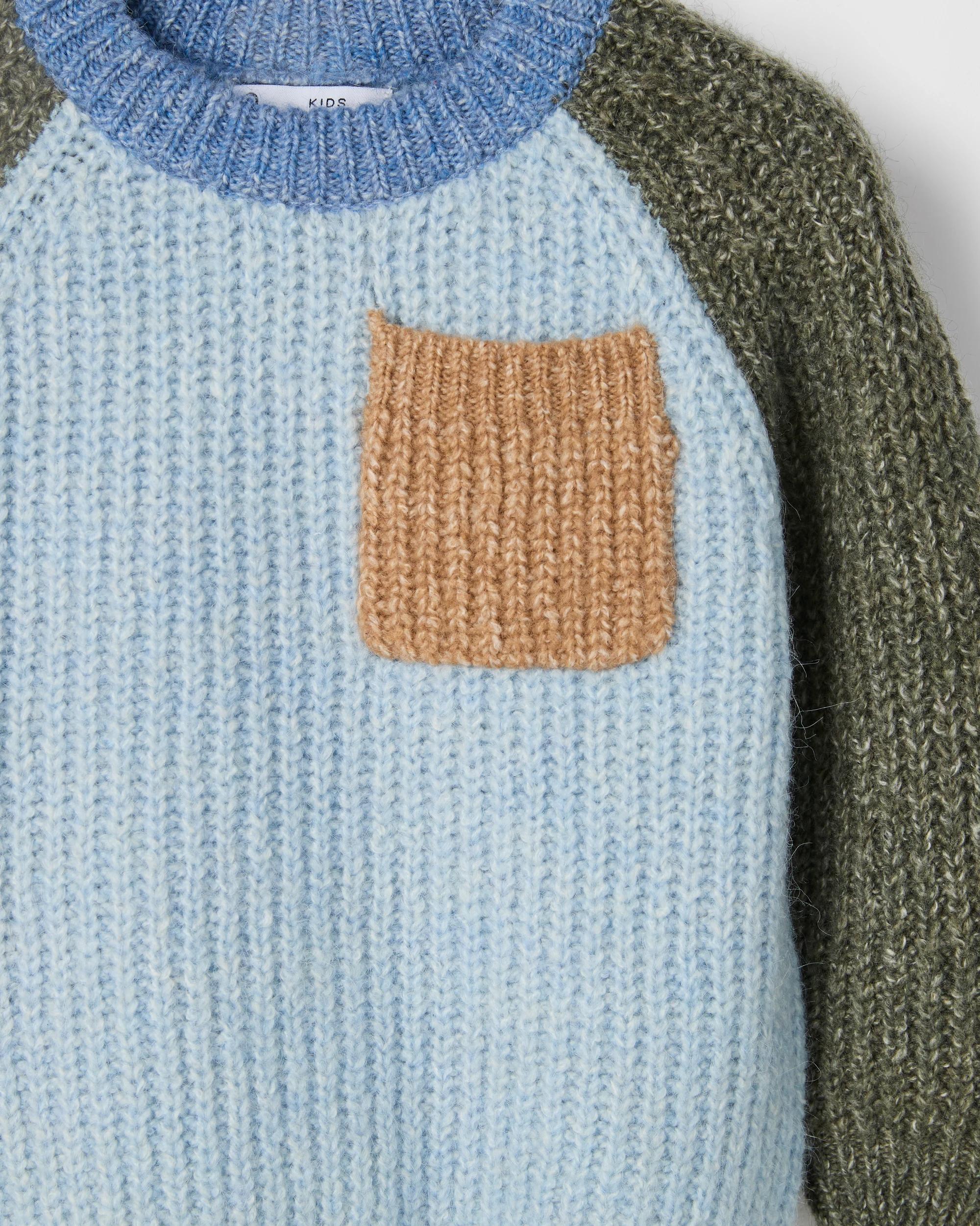 2 Target Kids Colour Block Long Sleeve Knit Top MULTI, 2 of 2