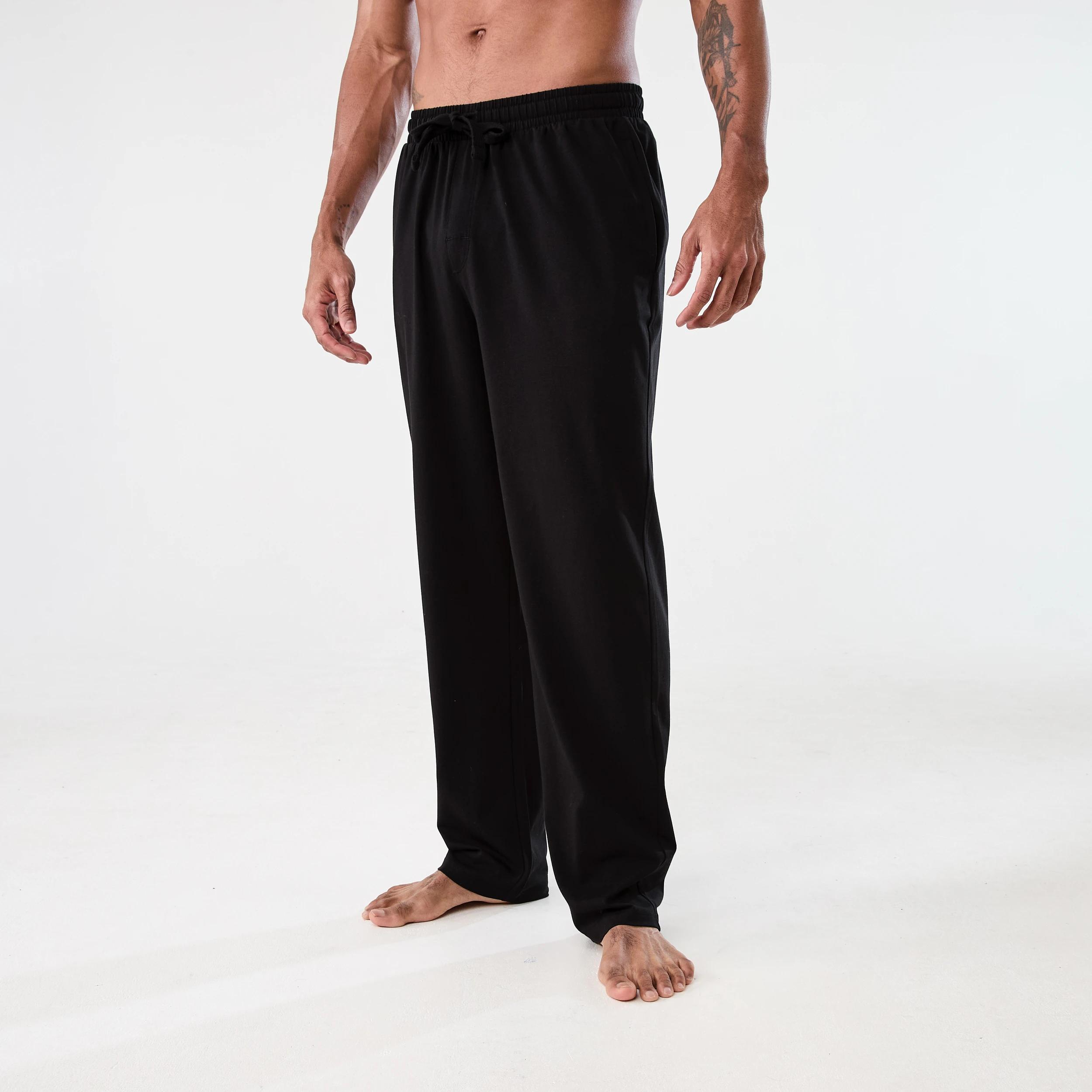2 Cotton and Elastane Pants BLACK PANT, 2 of 5