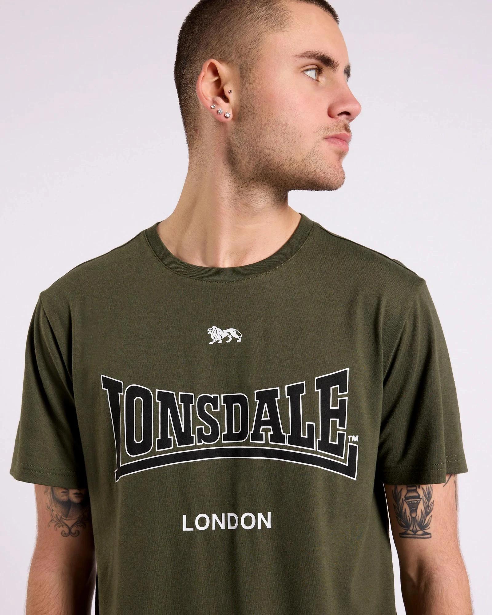 2 London T-Shirt - Lonsdale London KHAKI, 2 of 5
