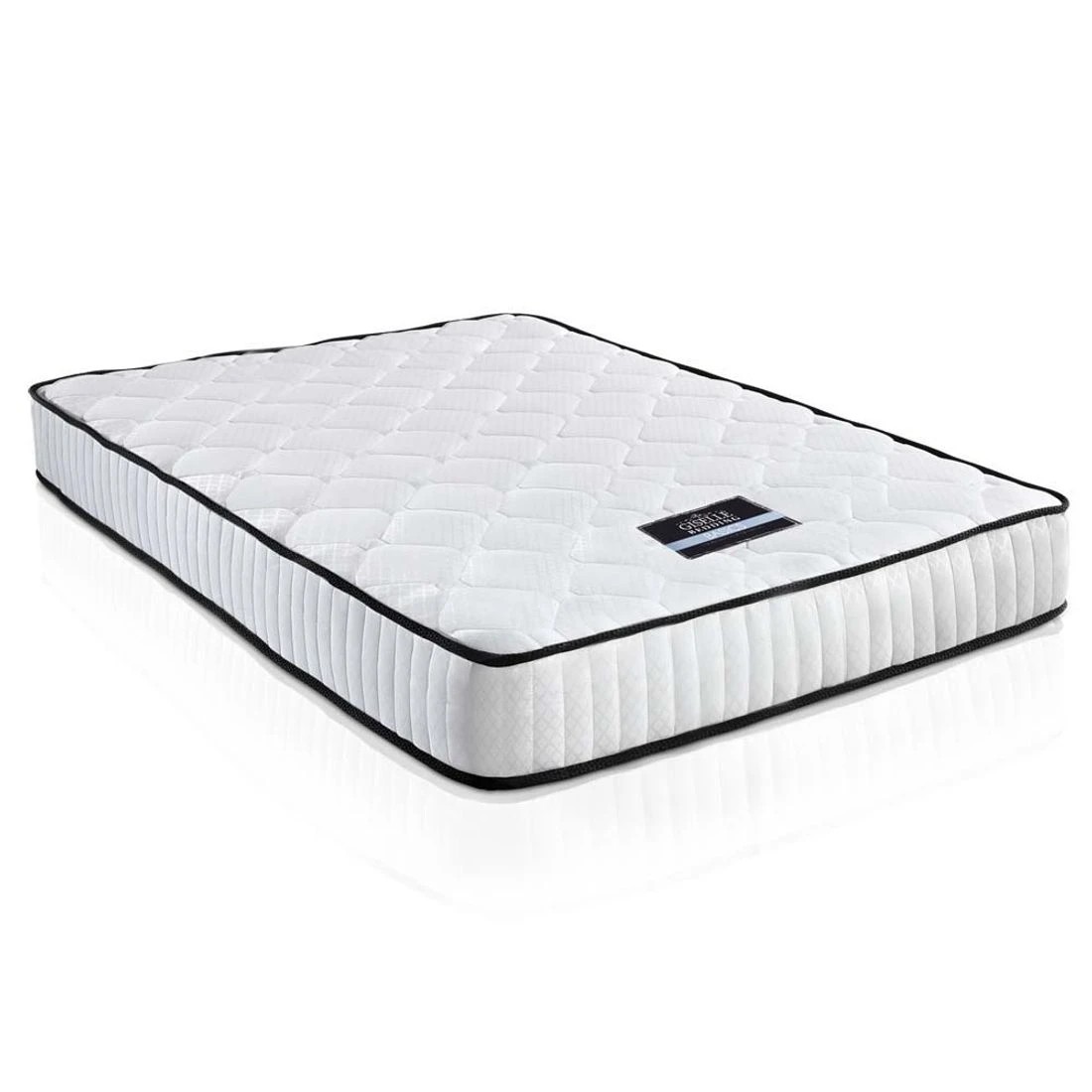 1 Giselle Bedding 21cm Mattress Tight Top Double - Double Bed - White, 1 of 8