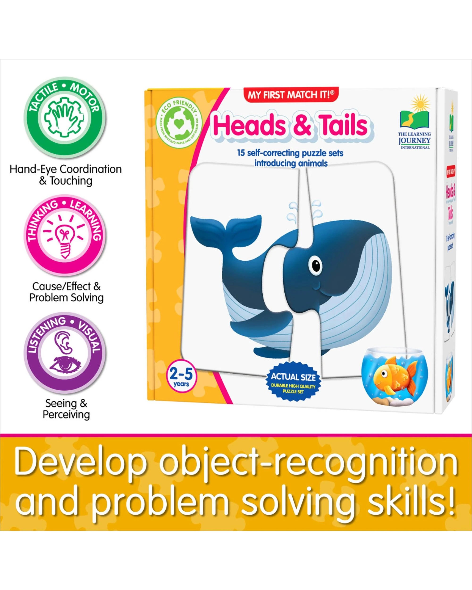 8 The Learning Journey Learning Journey My First Match It Heads and Tails, 8 of 9