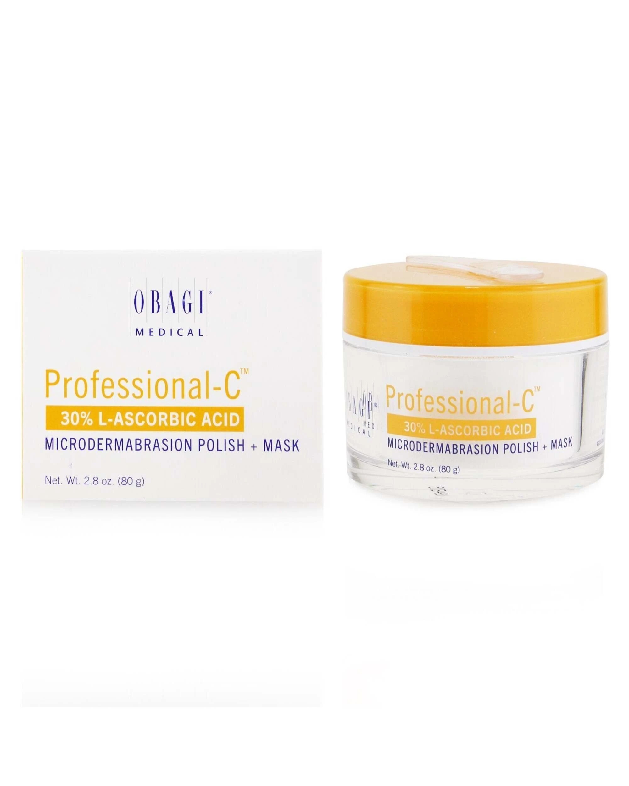 2 Obagi Professional-C 30% L-Ascorbic Acid Microdermabrasion Polish + Mask  80g/2.8oz, 2 of 3