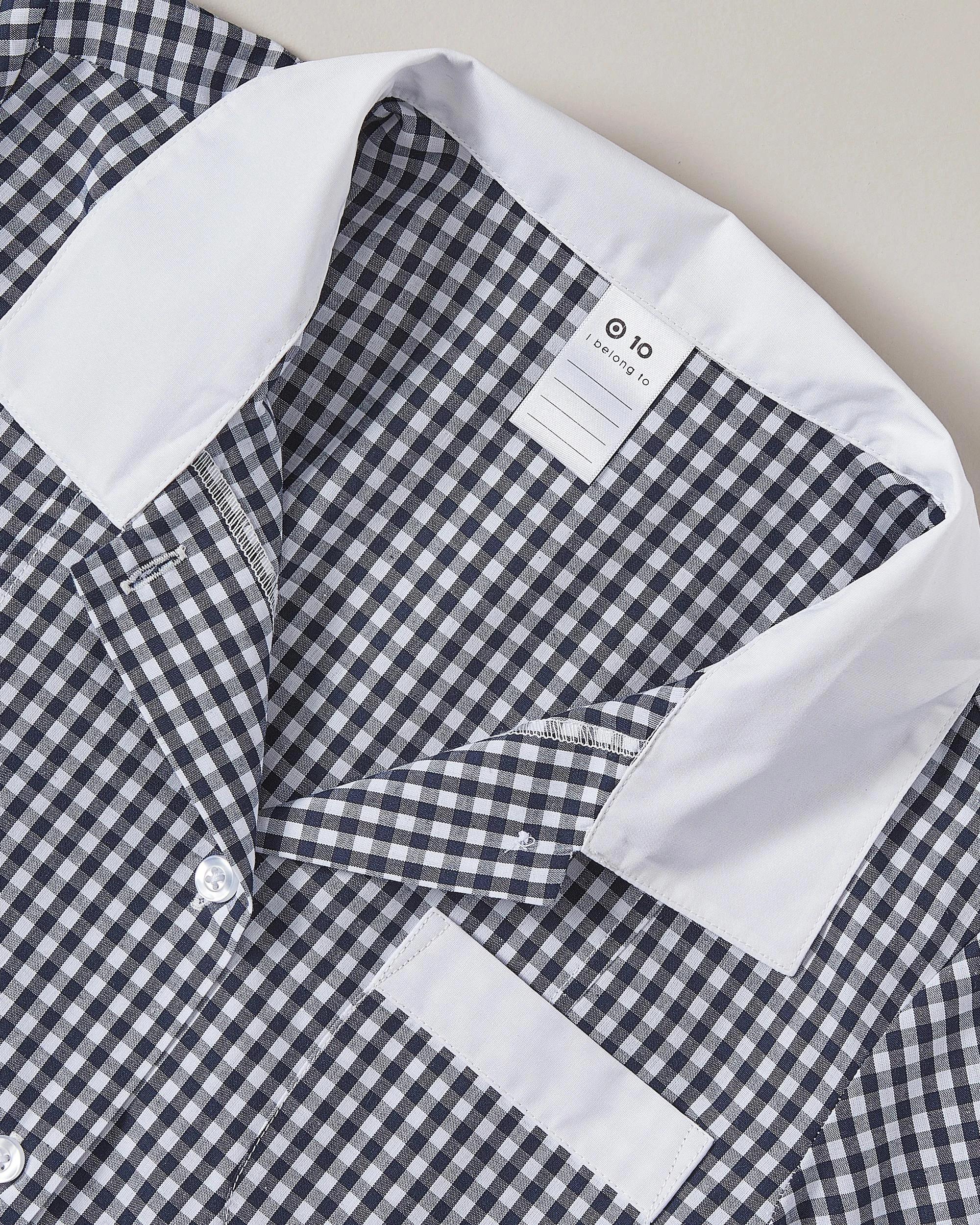 1 Target Gingham School Dress NAVY BLUE, 1 of 10