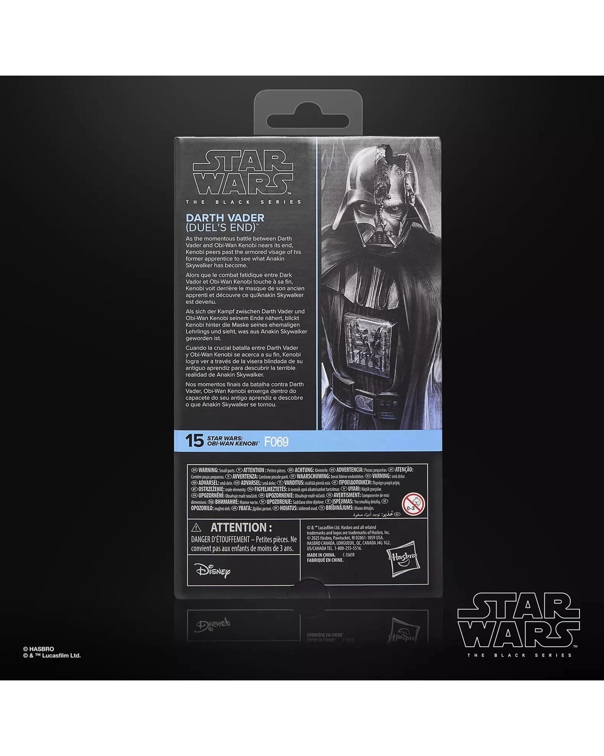 10 Star Wars: The Black Series Obi-Wan Kenobi Darth Vader Duel's End Action Figure, 10 of 10