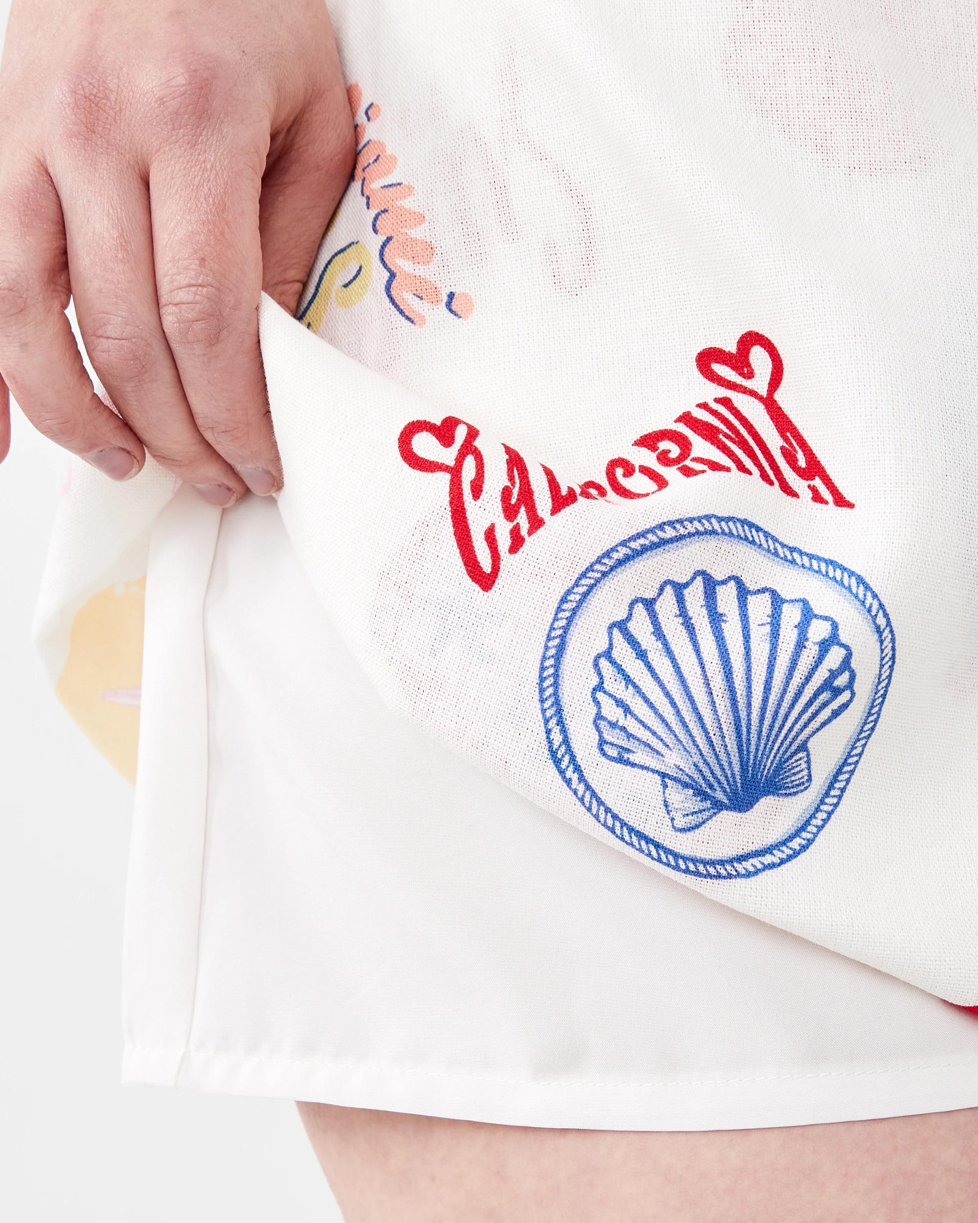 5 Wrap Mini Skort Oceanscene, 5 of 6