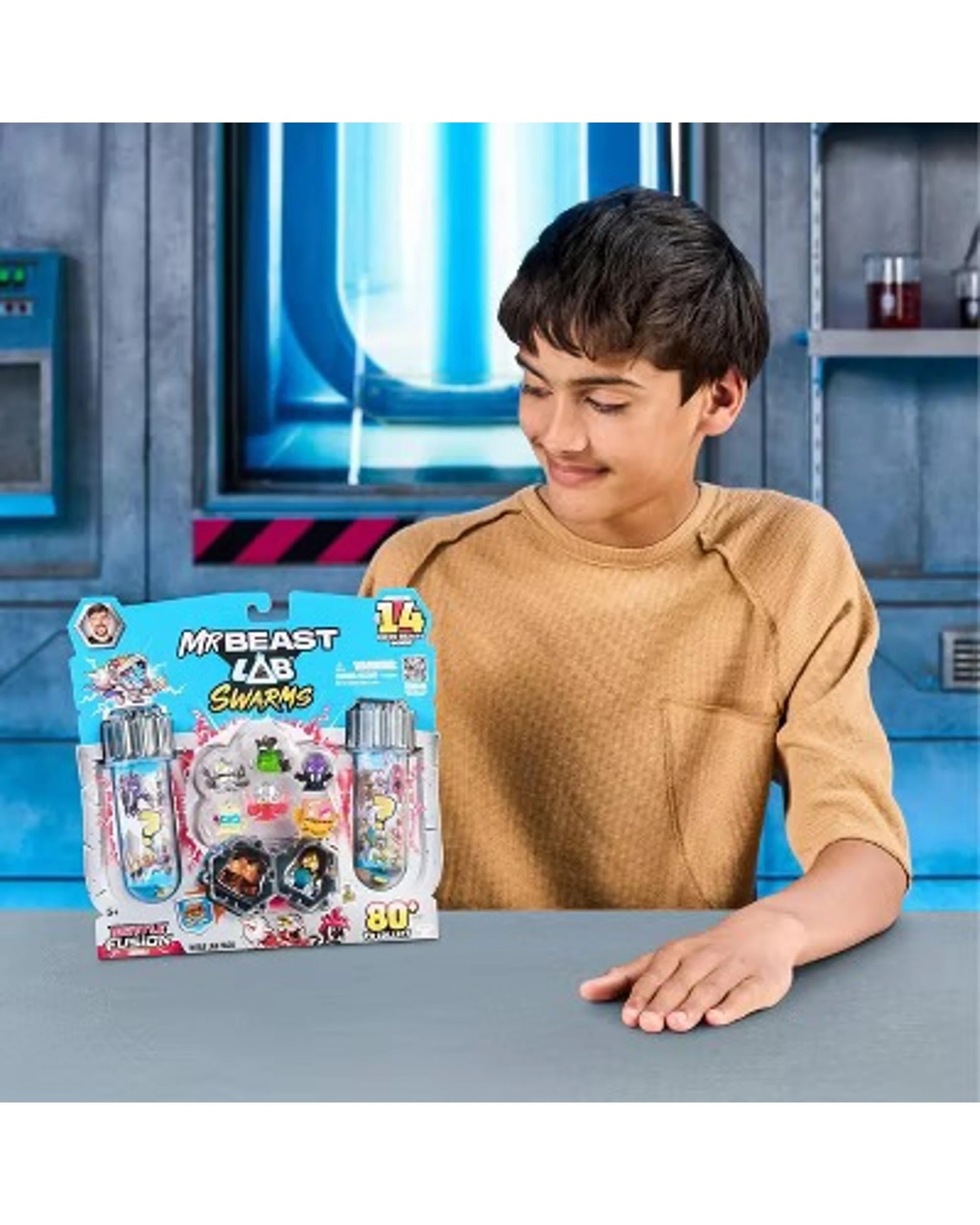 5 Moose Toys Mr Beast Lab Swarms Battle Fusion Series Mega Lab 14 Figure Pack 3 Assortment, 5 of 5