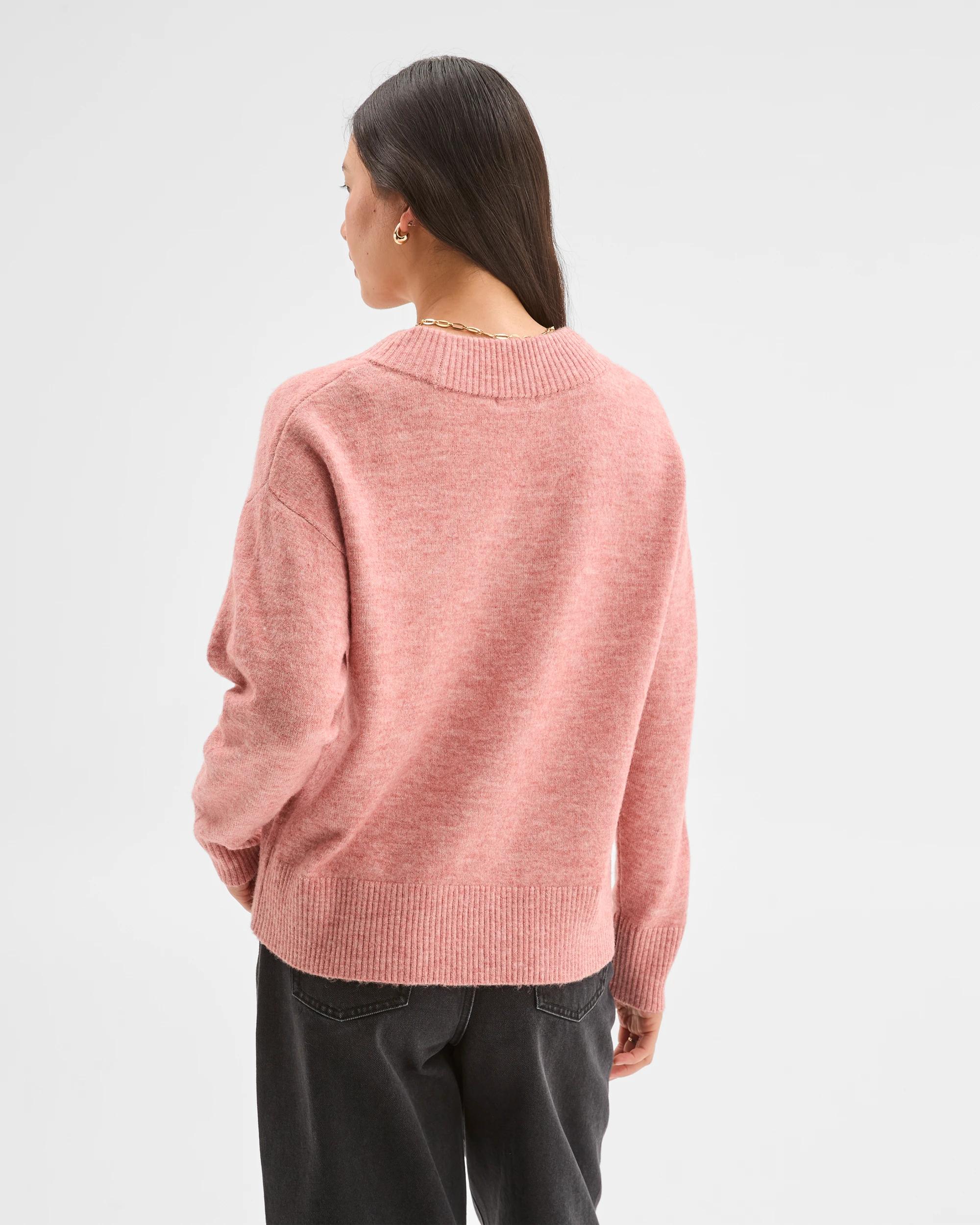 5 Target Woman Lightweight Lofty V-Neck Jumper DUSTY ROSE, 5 of 5