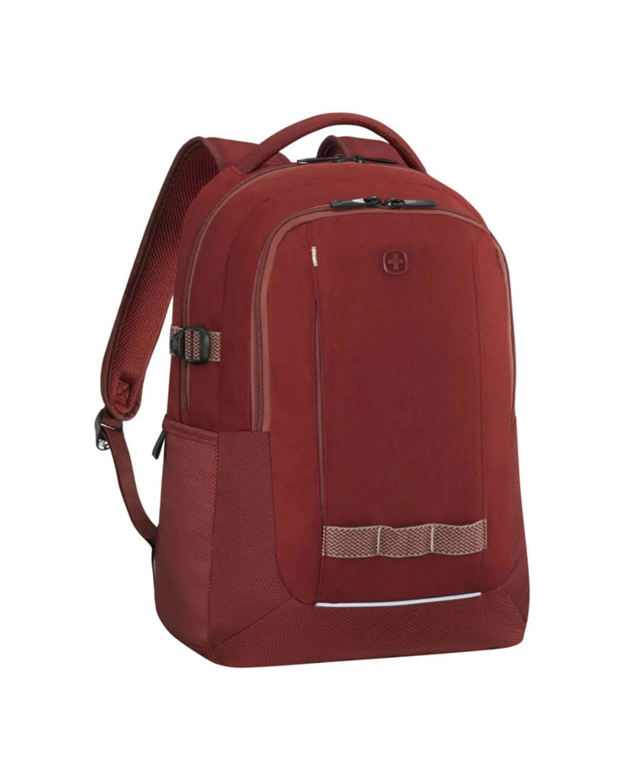 4 Wenger NEXT Ryde 16in Laptop Backpack Recycled Fabric Padded Compartments Lava - Red, 4 of 6