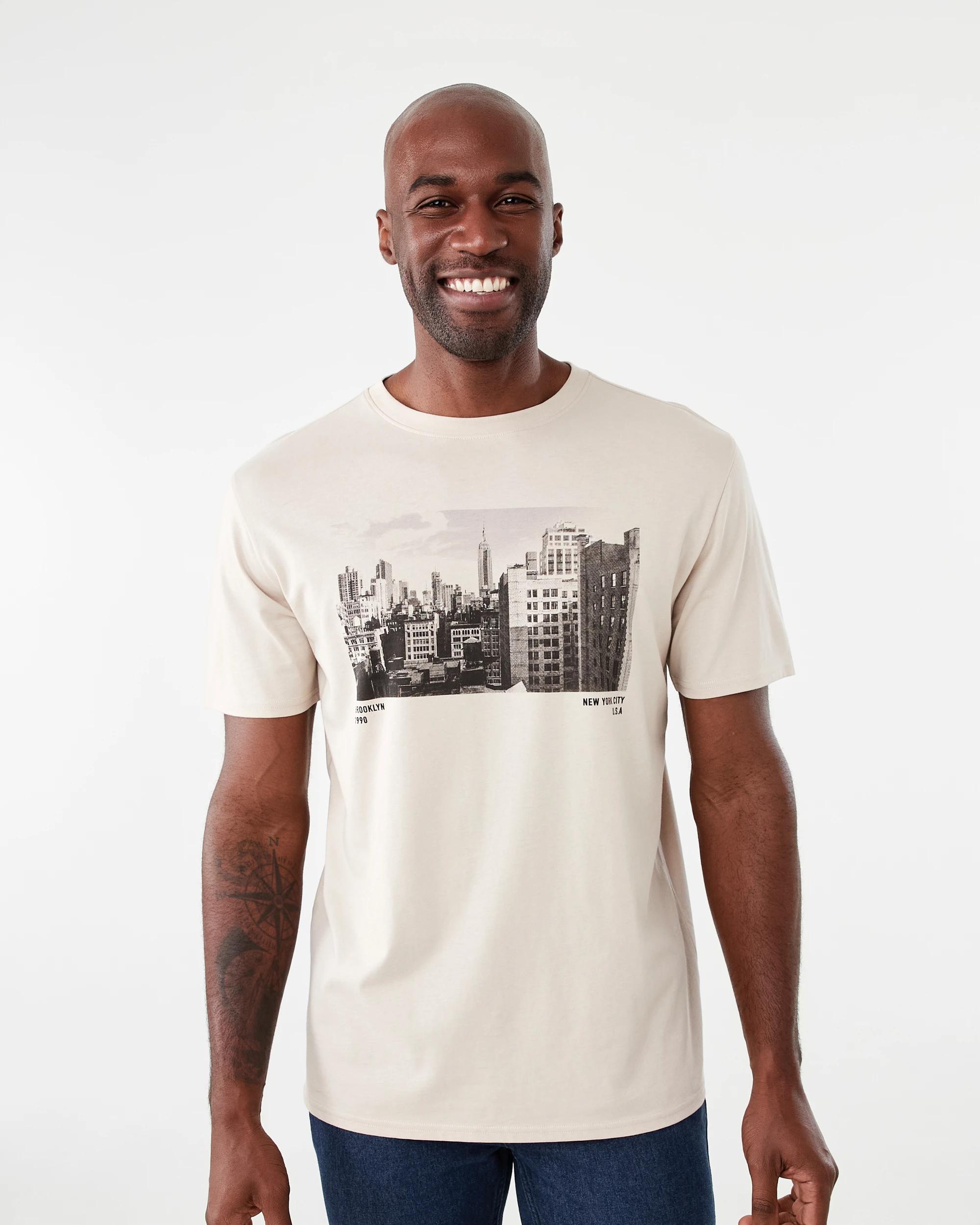 1 Print T-shirt Bge Brokln, 1 of 6