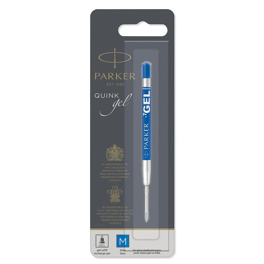 3 Parker Gel Ink Refill Blue, 3 of 8