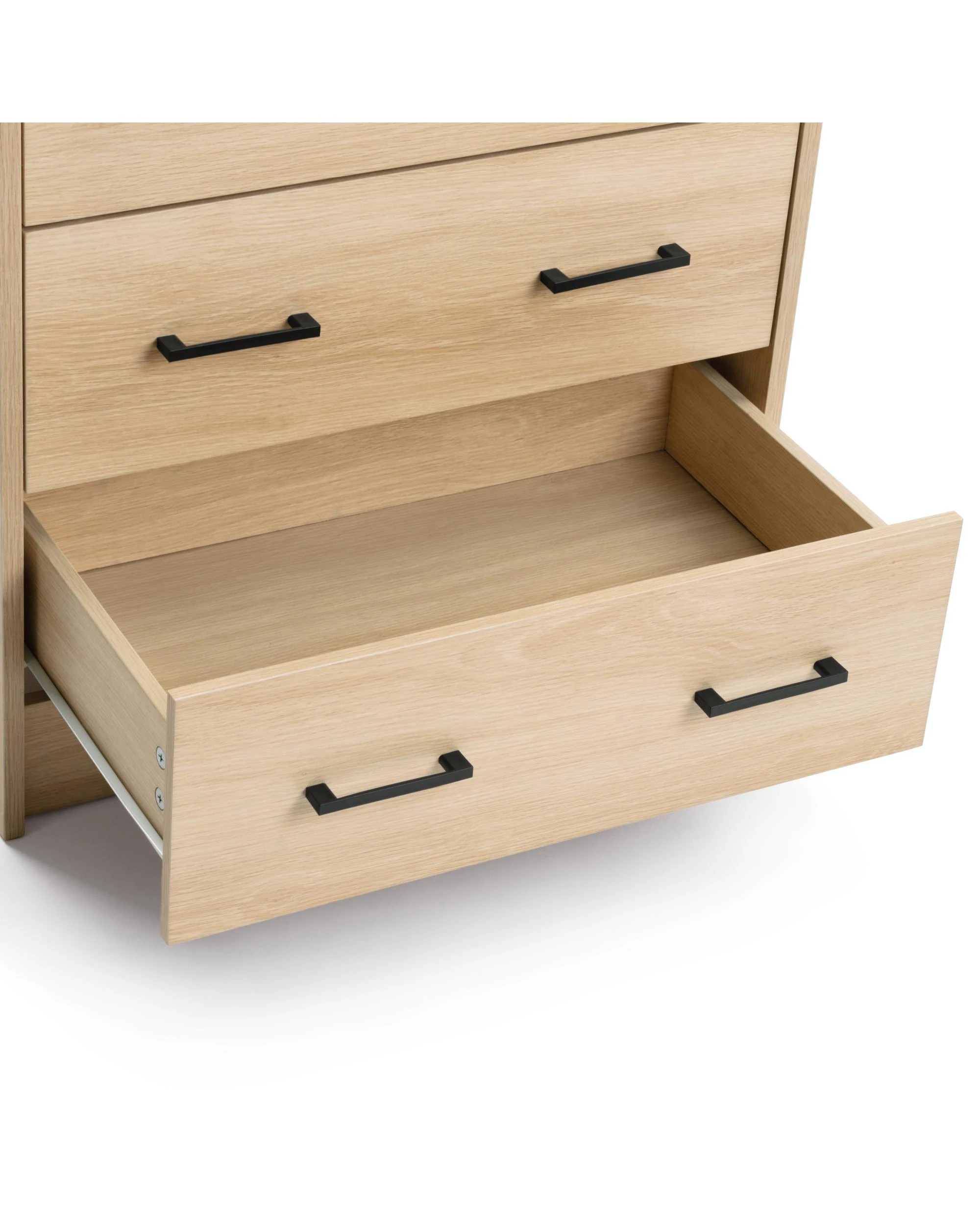 6 Kodu Chest 5 Drawers Tallboy Storage Dresser Storage Cabinet Oak - Natural, 6 of 7