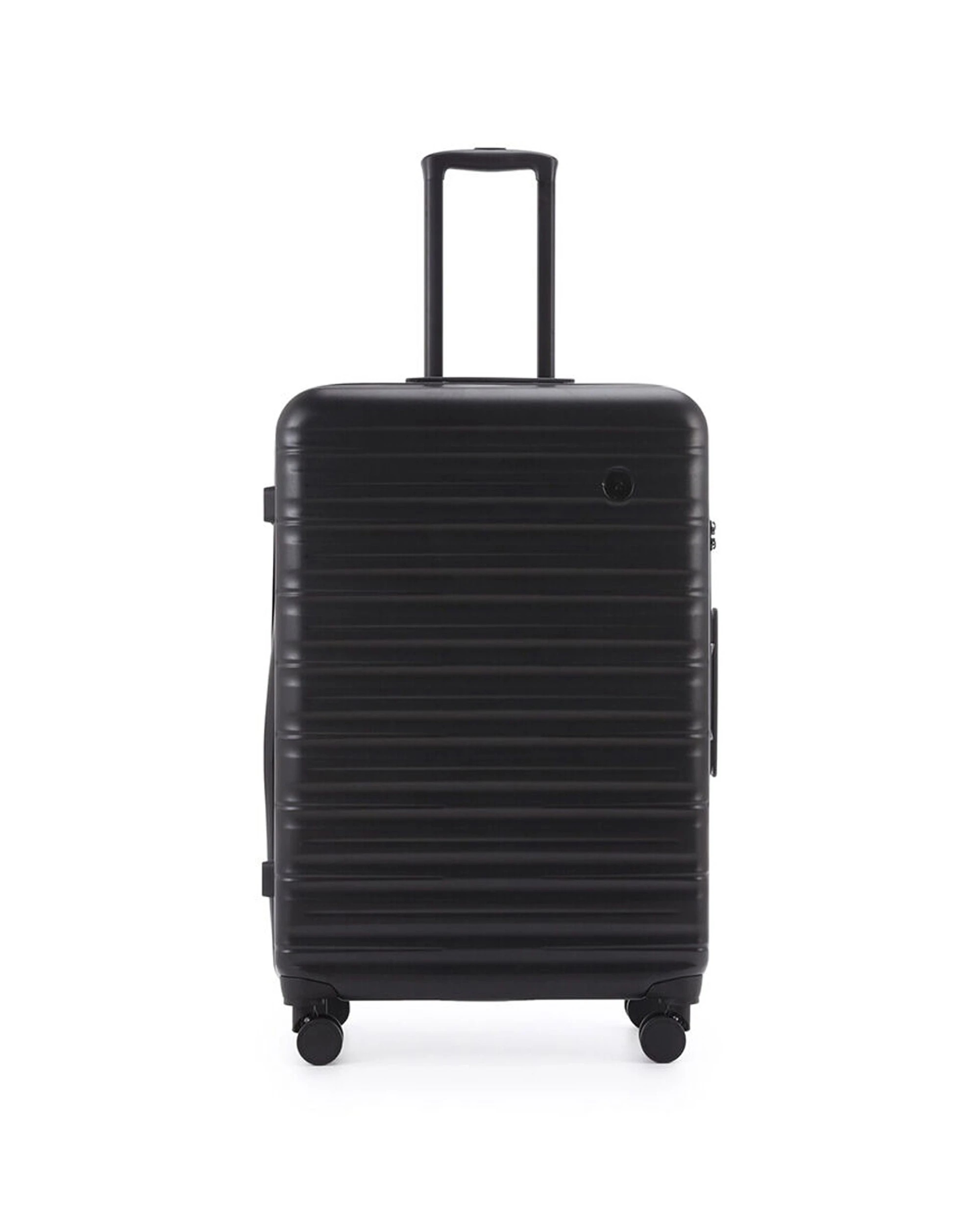1 Paklite Pilot Large Travel Luggage Suitcase Lightweight 77x52cm - Black, 1 of 9