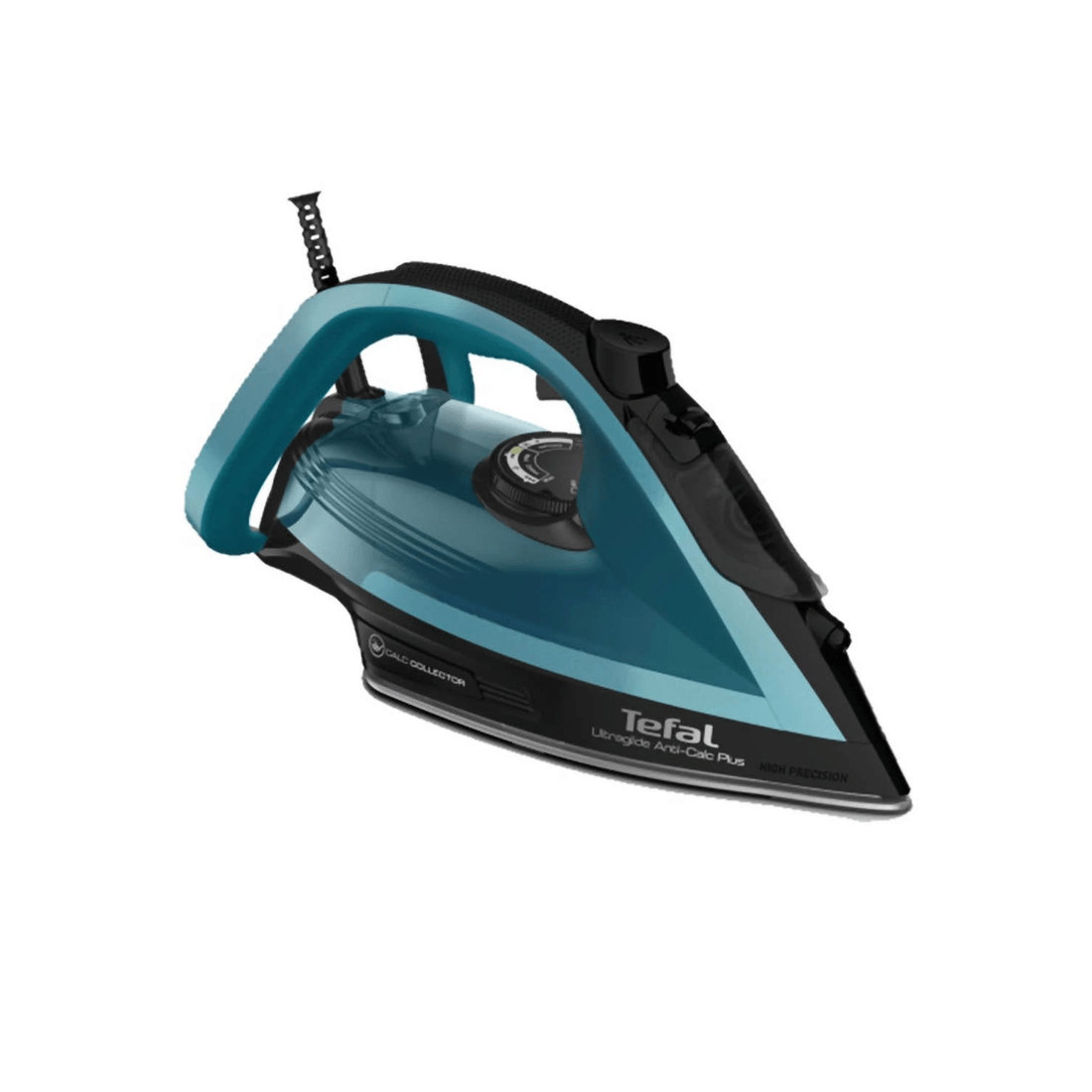 1 Tefal Ultraglide 2400W Anti-Calc Plus Iron - Black/Blue, 1 of 4