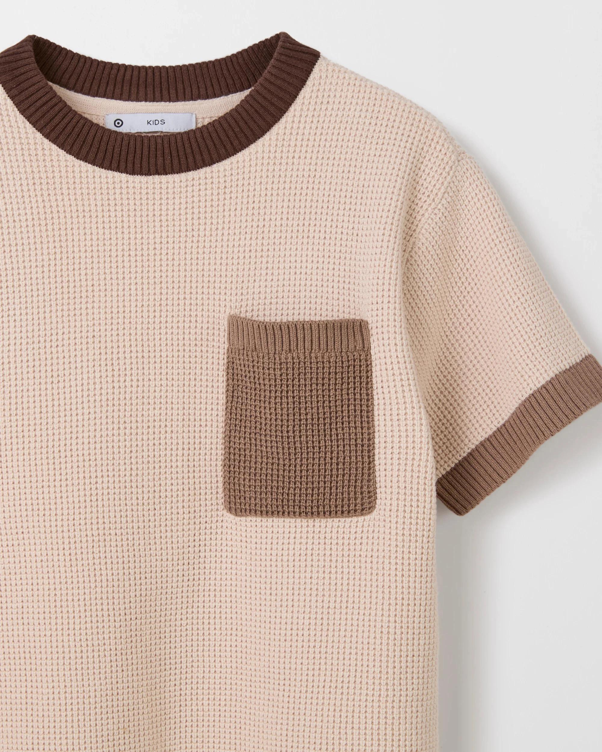 2 Target Australian Cotton Knit T-Shirt LIGHT MOCHA, 2 of 4